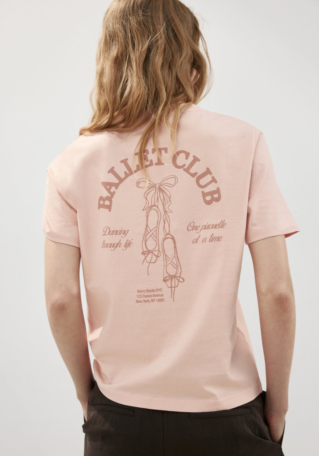 Short Sleeved Printed T-Shirt - Pink