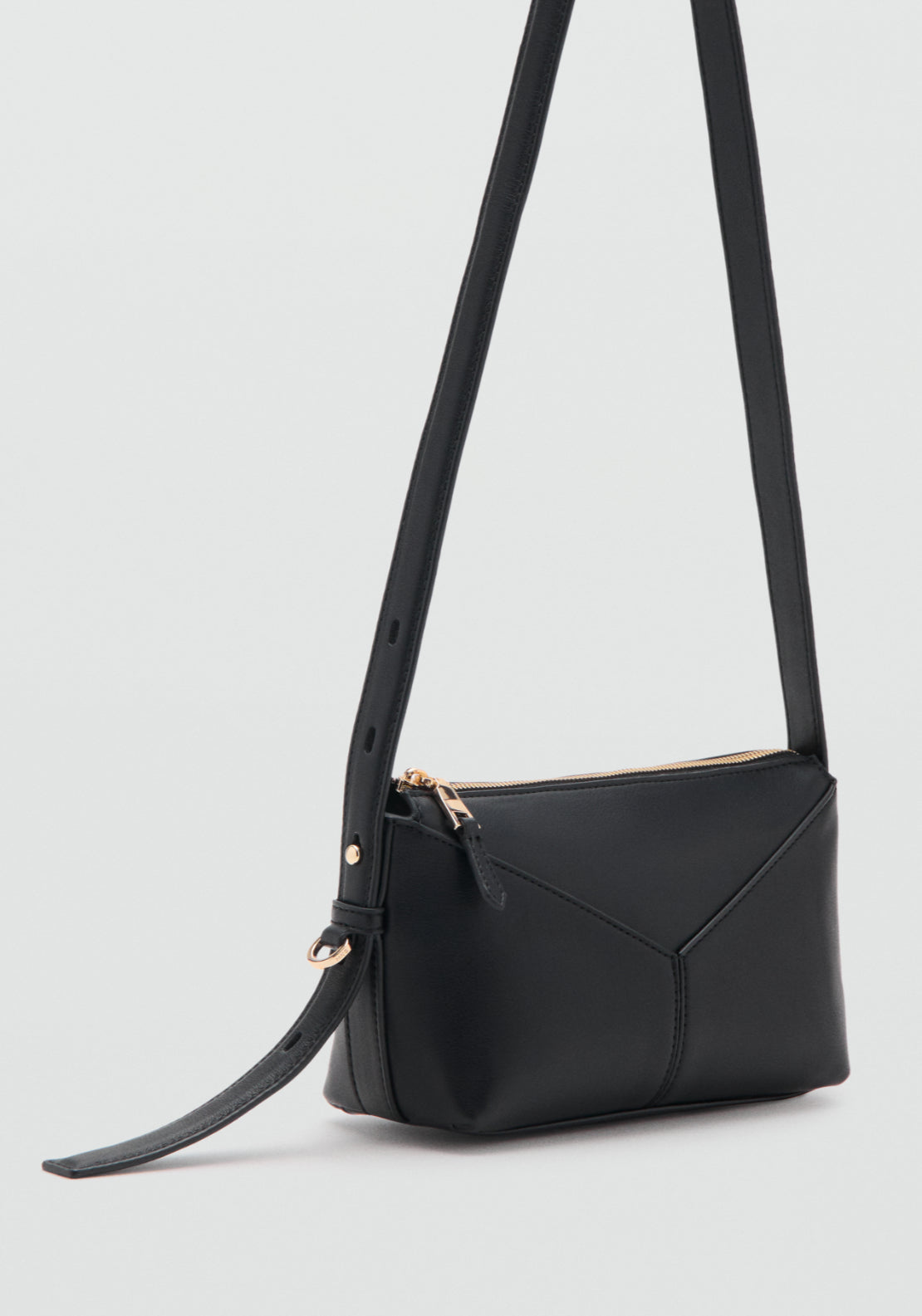 Rectangular Crossbody Bag - Black