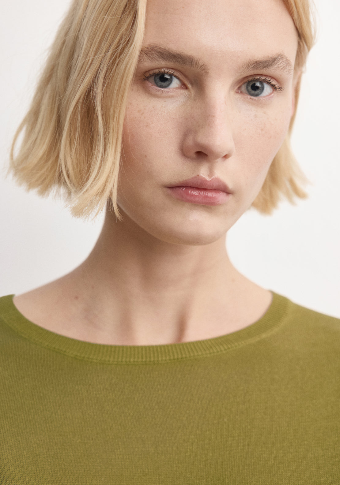 Long Sleeve Knitted Sweater - Green