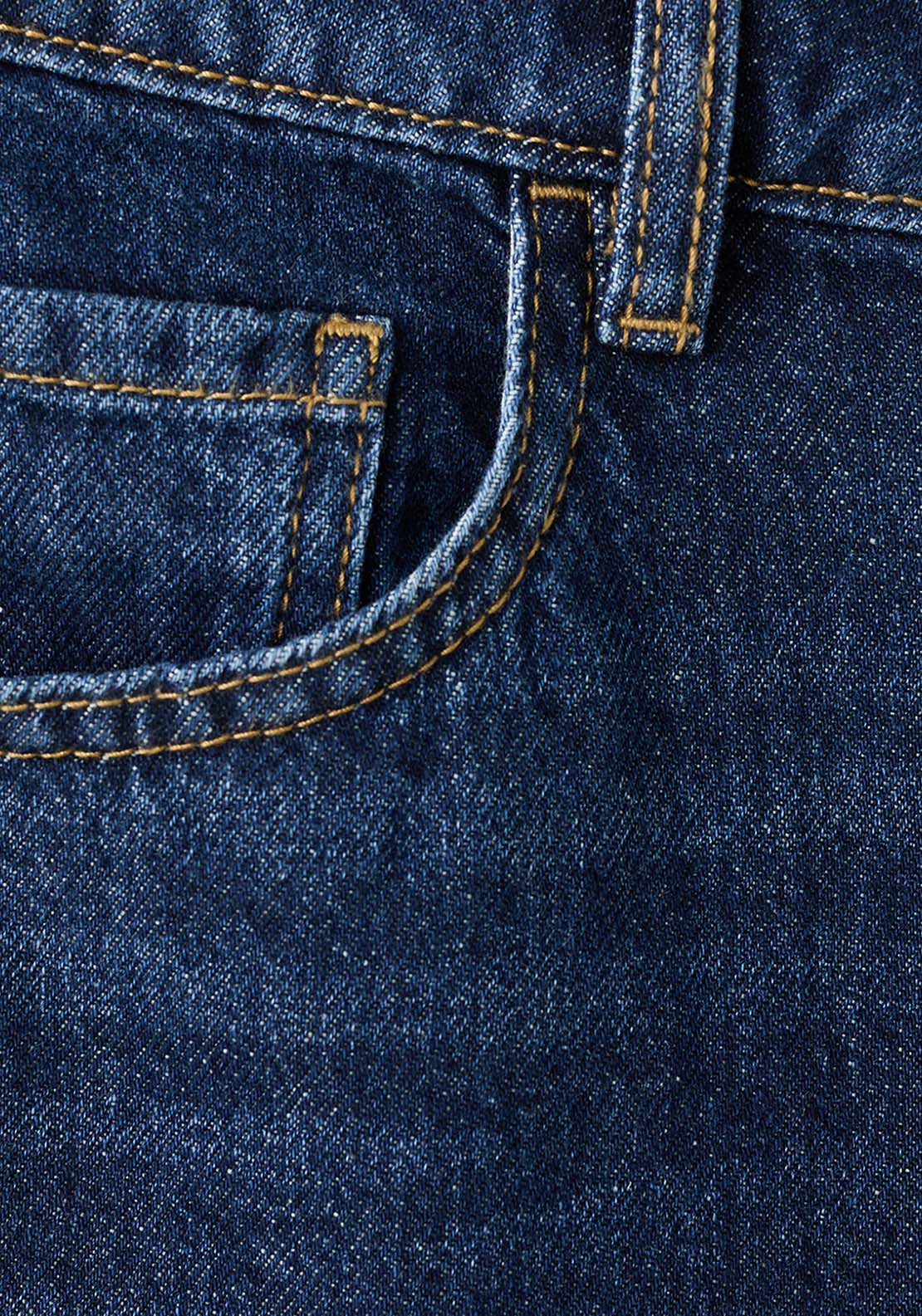 Wide Leg Jeans - Blue