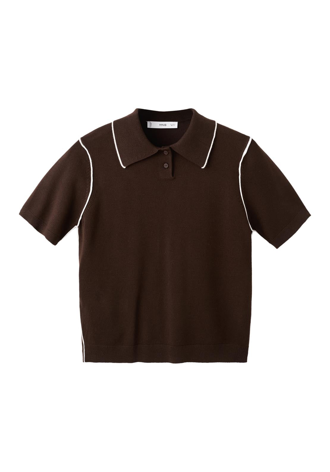 Contrasting Stripes Sweater - Brown