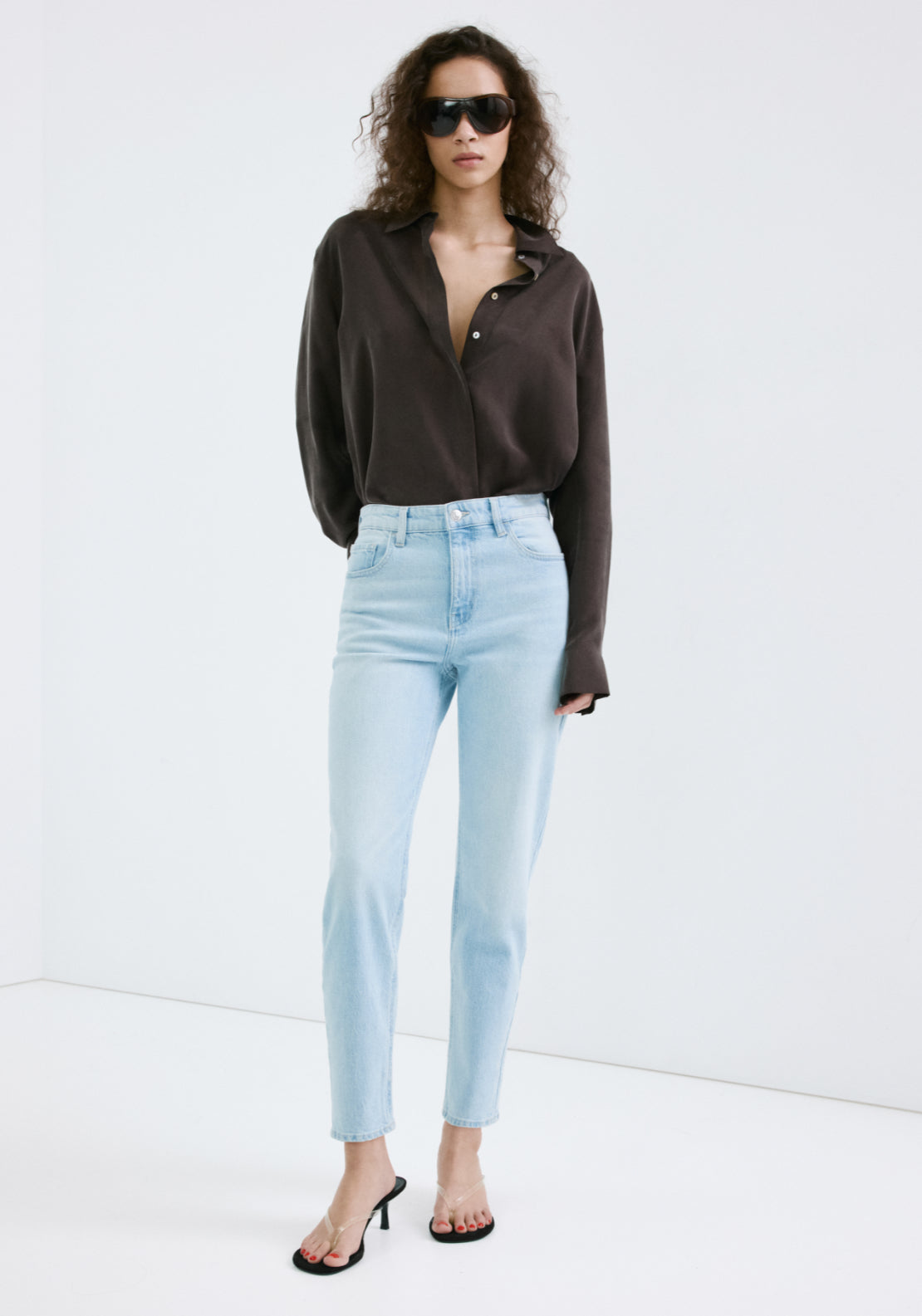 Newmom Comfort High Rise Jeans - Denim Blue