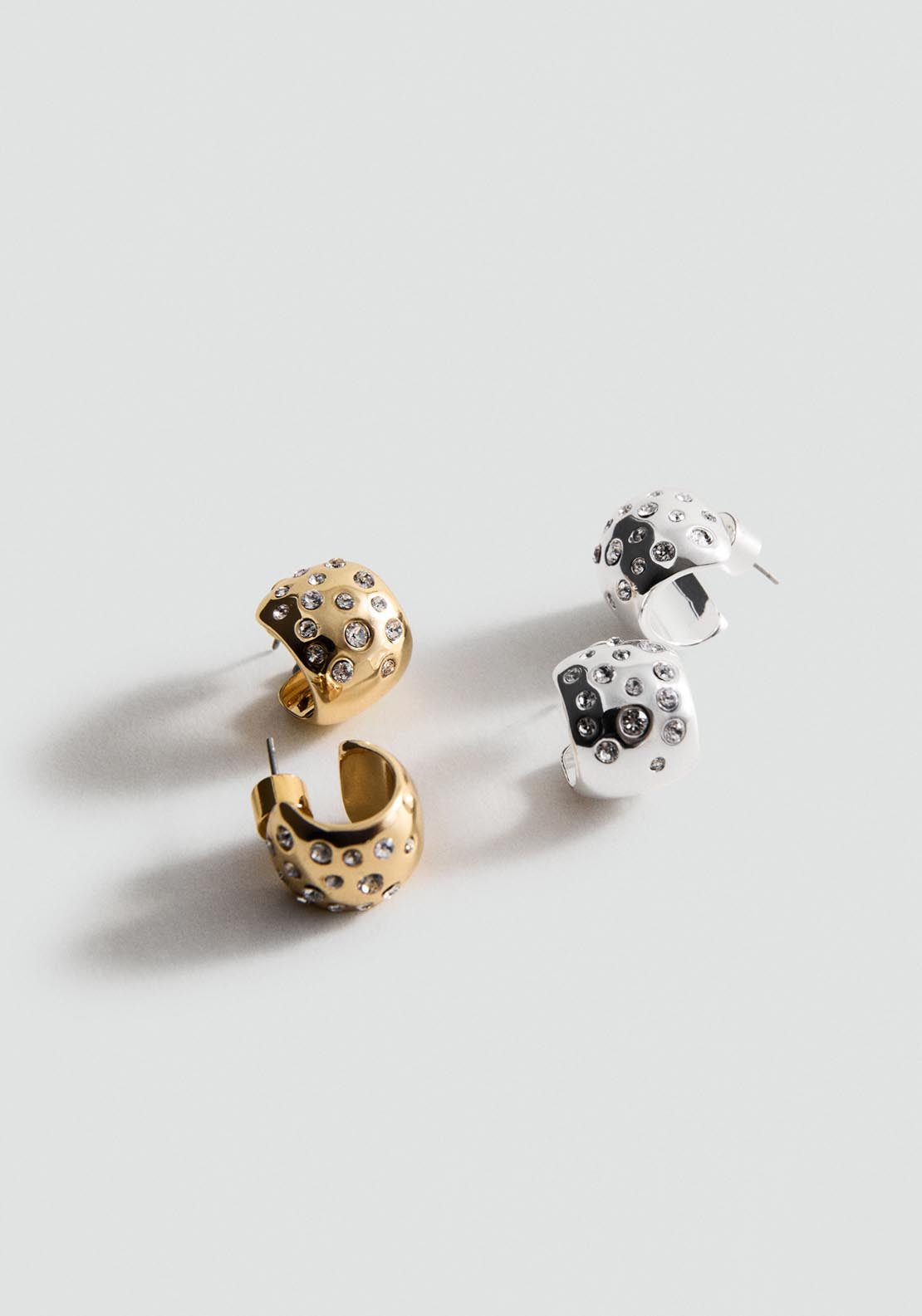 Combined Earring Set - Gold