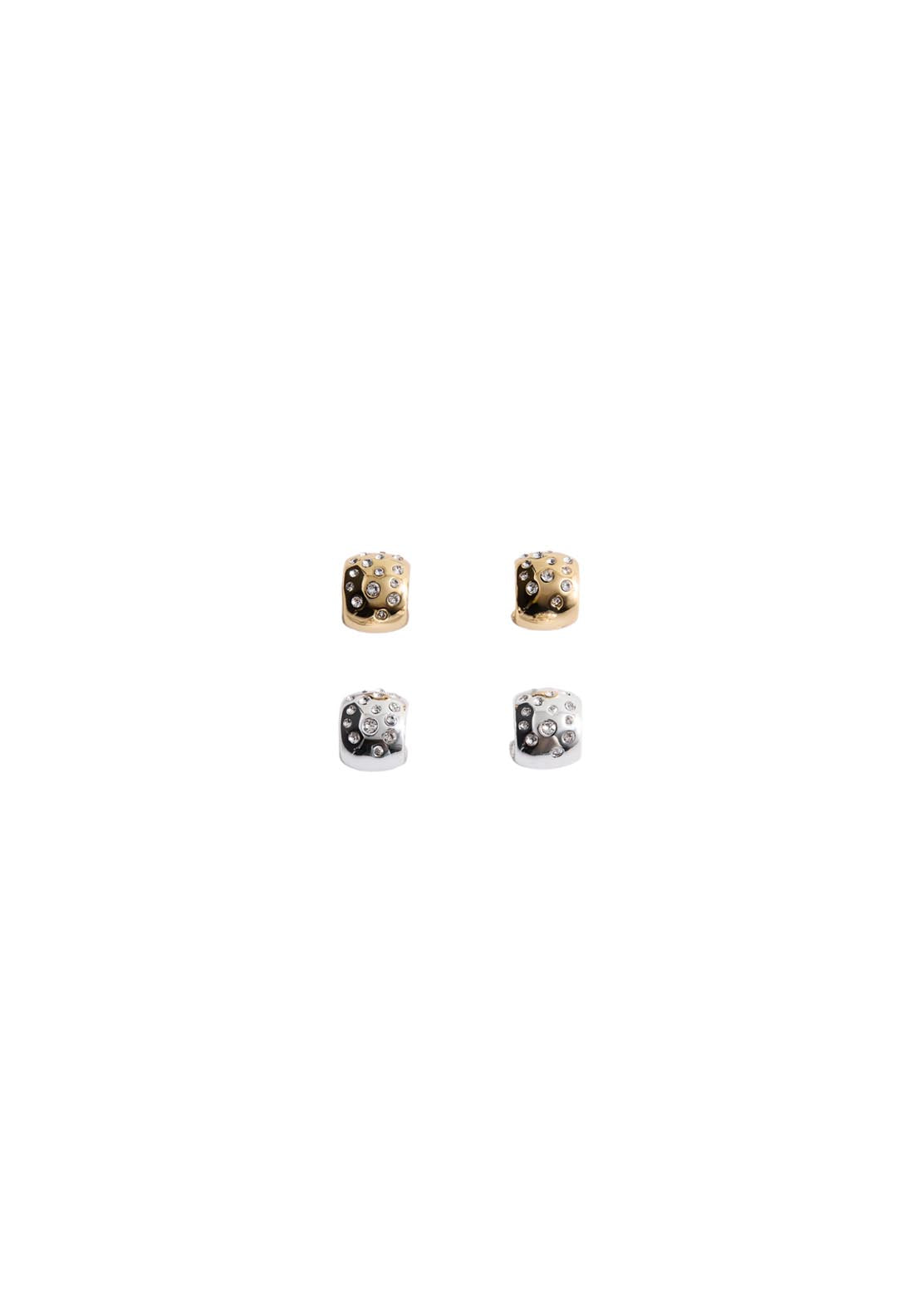 Combined Earring Set - Gold