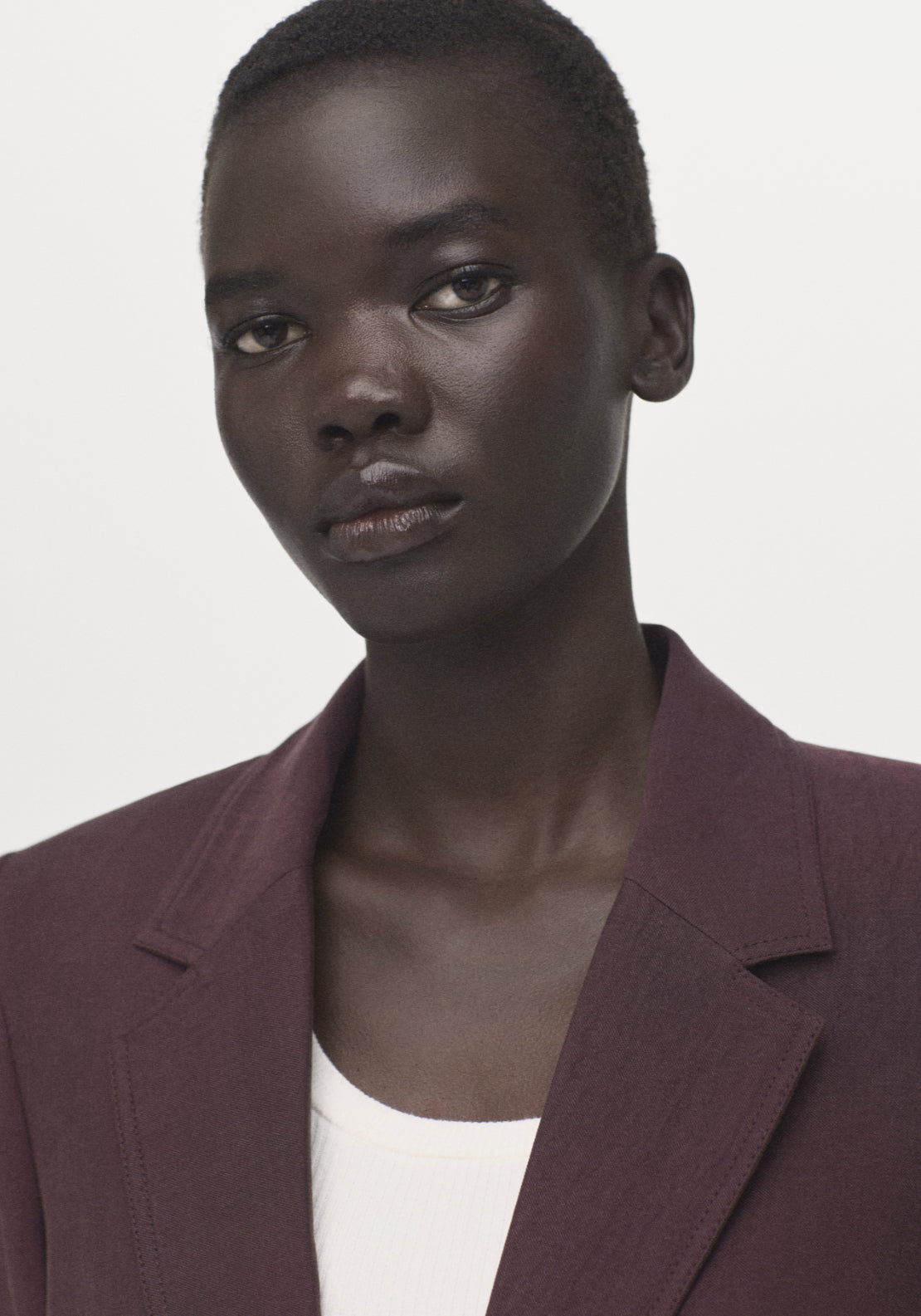 Lyocell Suit Blazer - Purple