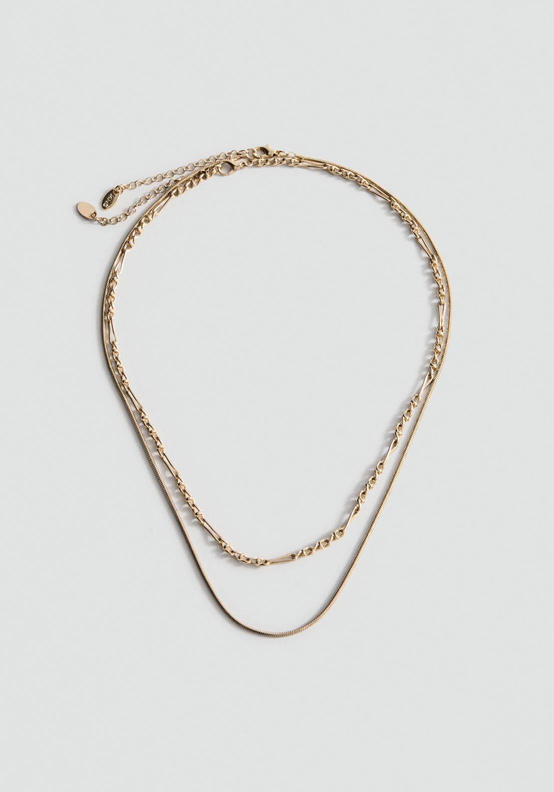 Mixed Double Necklace - Gold