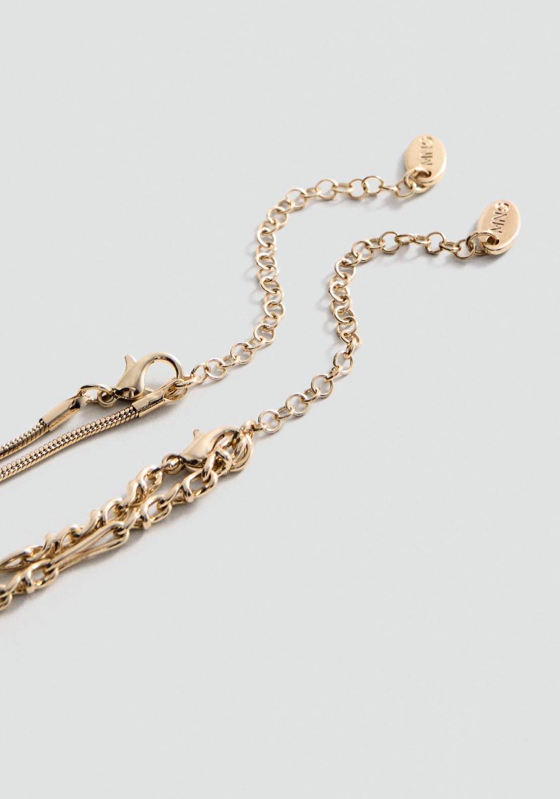 Mixed Double Necklace - Gold