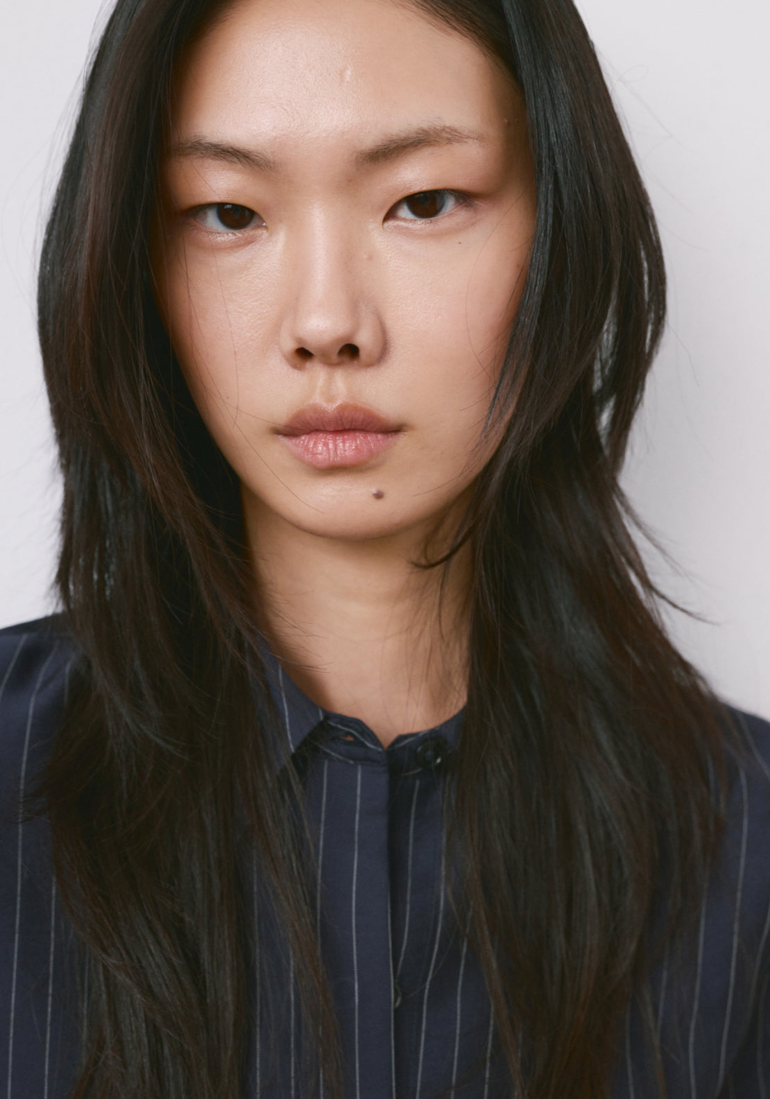 Pinstripe Shirt - Blue