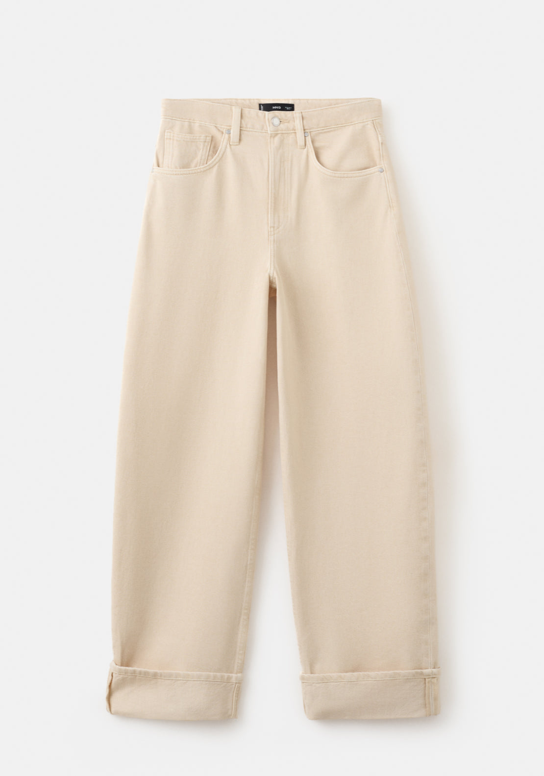 Mango Balloon Jeans Rolled-Up Hem - Yellow 6 Shaws Department Stores