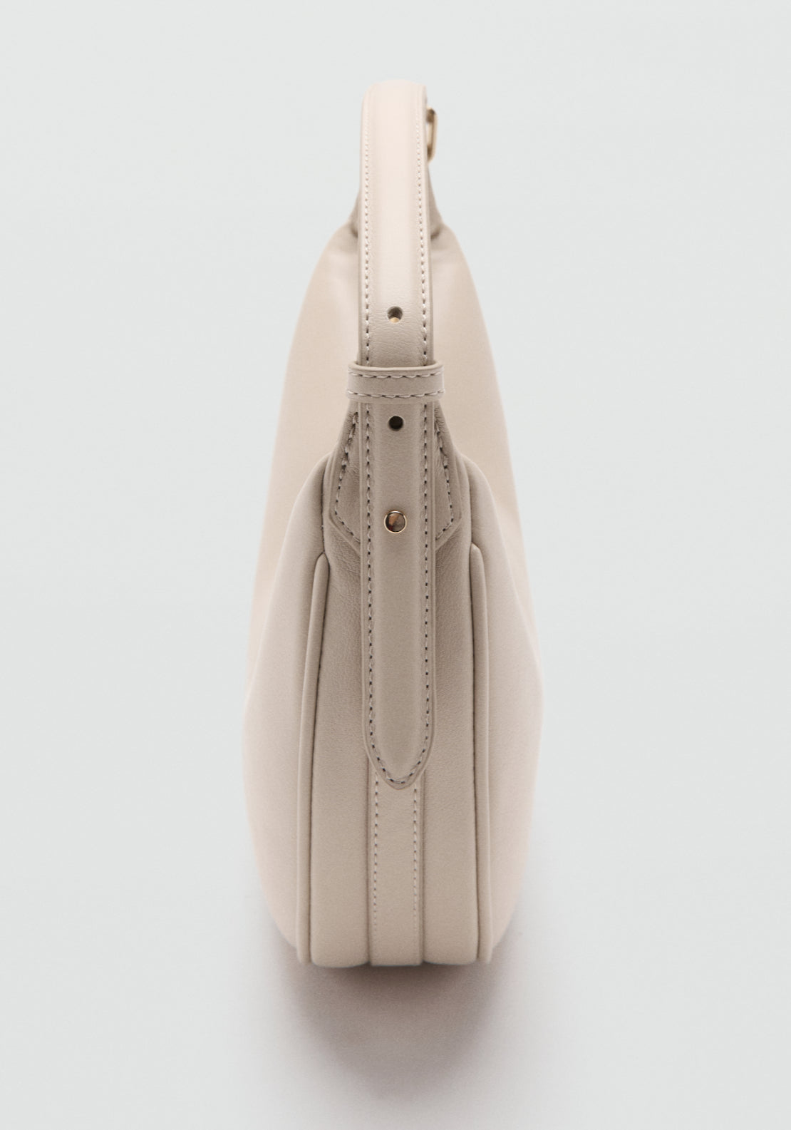 Oval Hand Bag - Cream