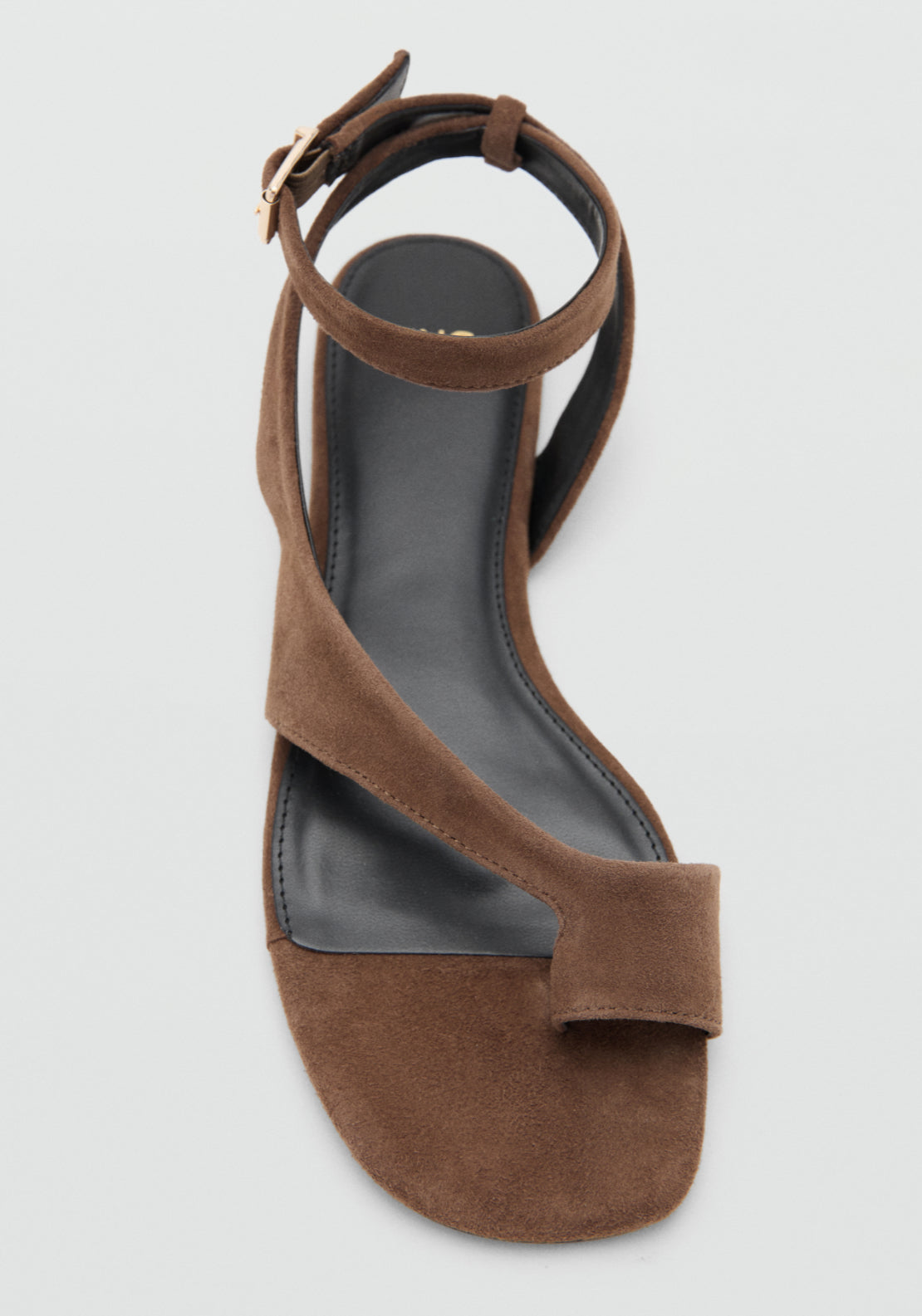 Leather Straps Sandals - Brown