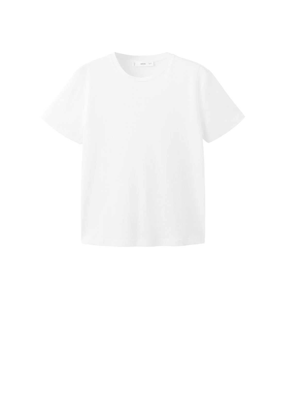 Short Sleeved Cotton T-Shirt - White