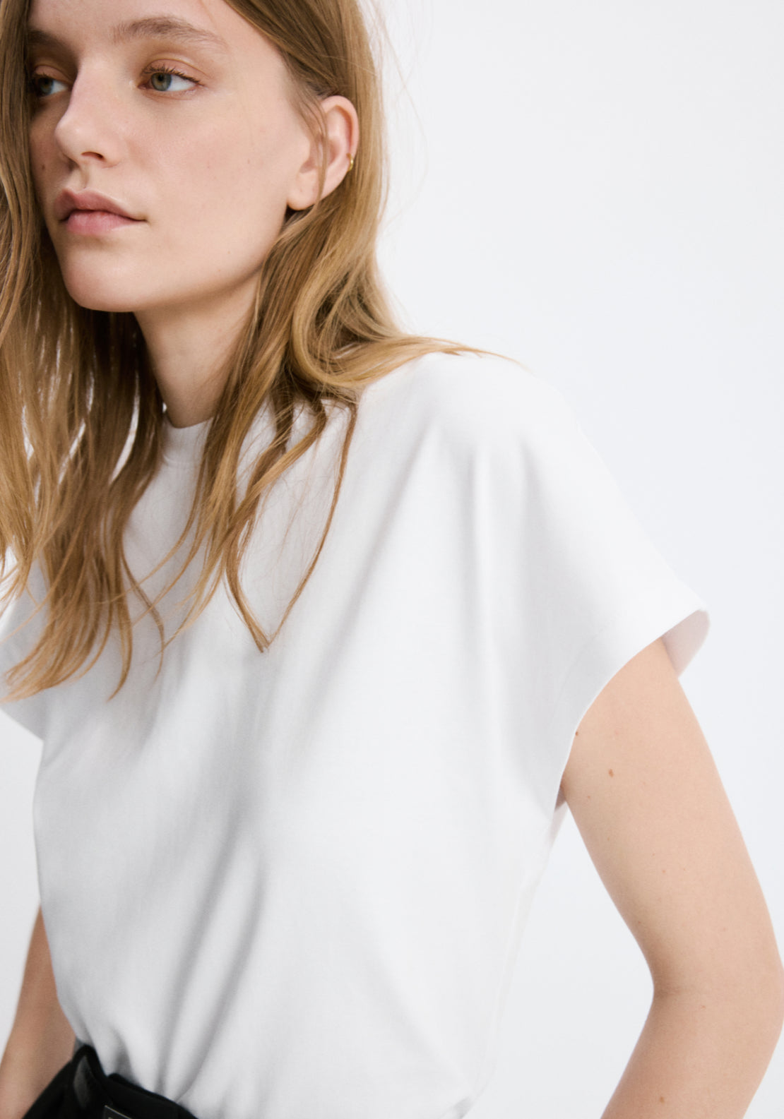 Short Sleeved Cotton T-Shirt - White
