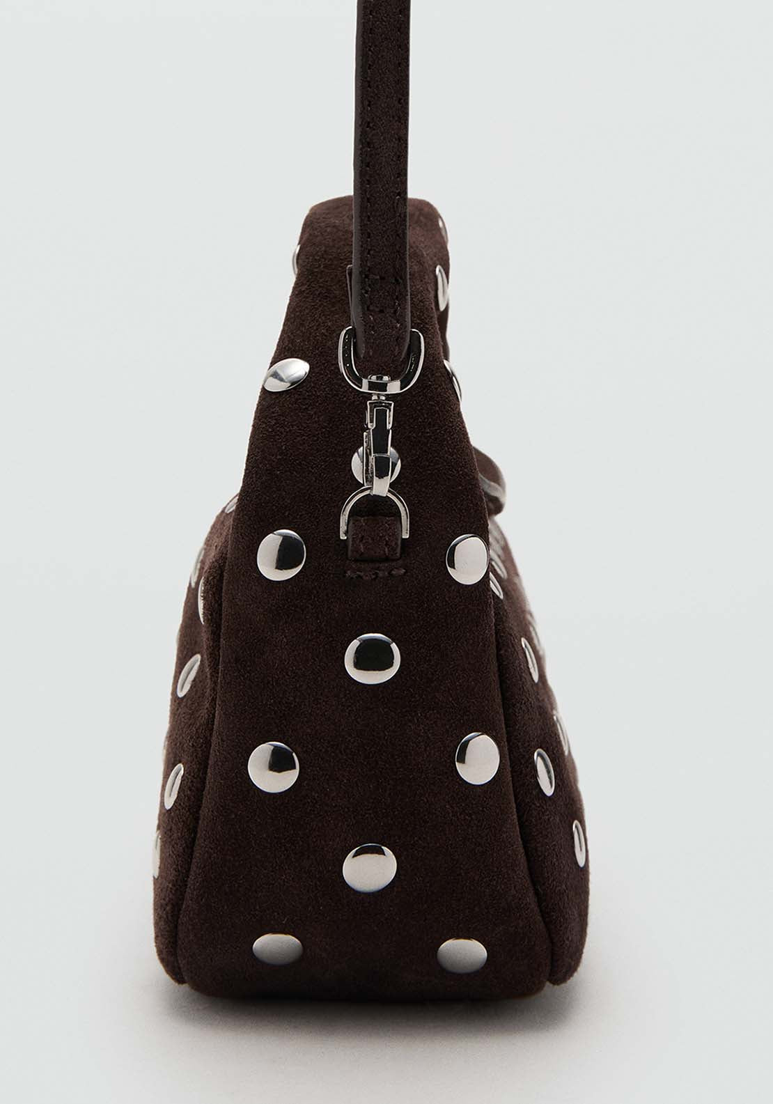 Small Suede Bag - Brown