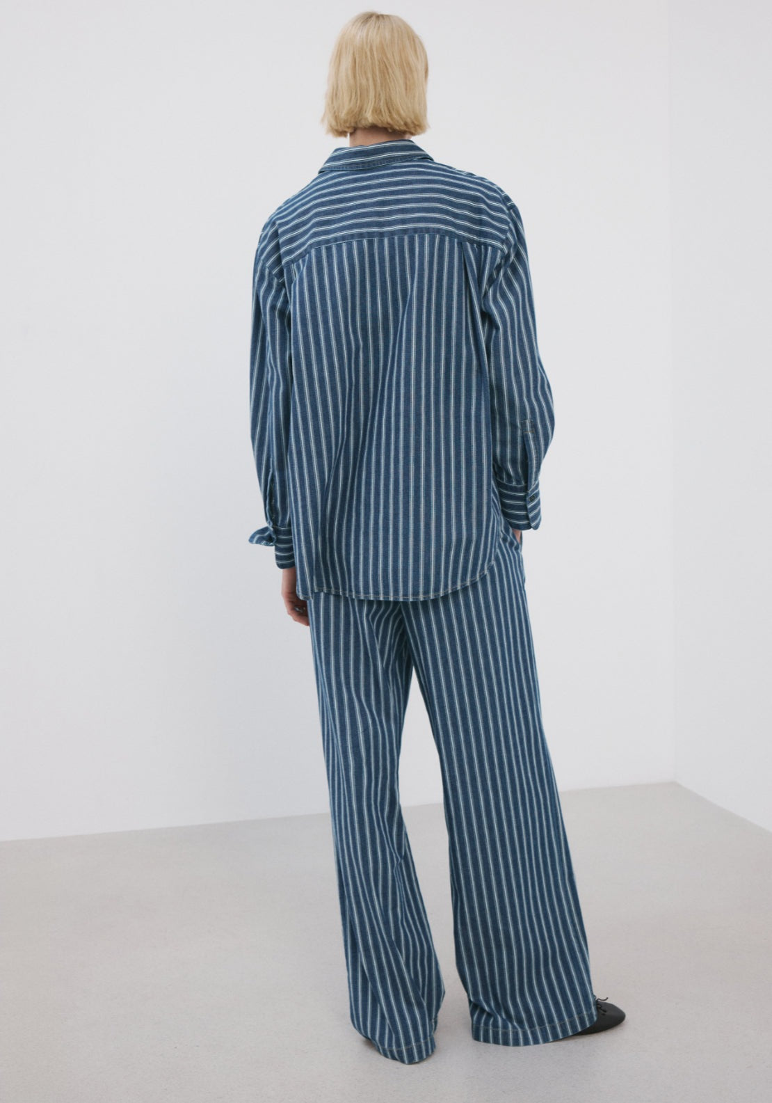 Striped Jeans - Blue