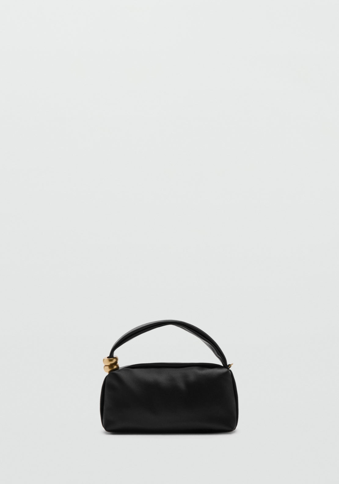 Metallic Detail Handbag - Black