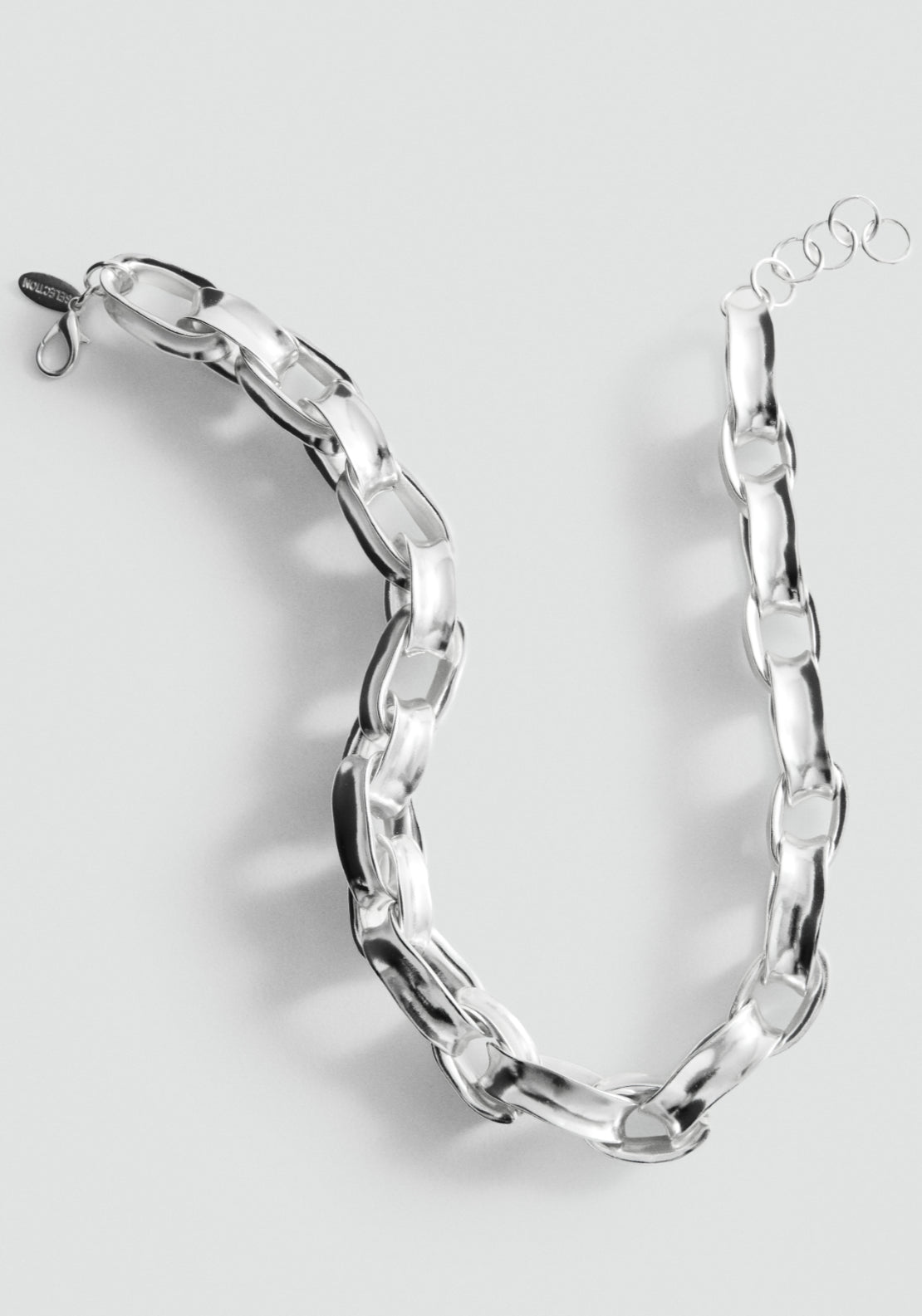 Basic Link Chain Necklace - Silver