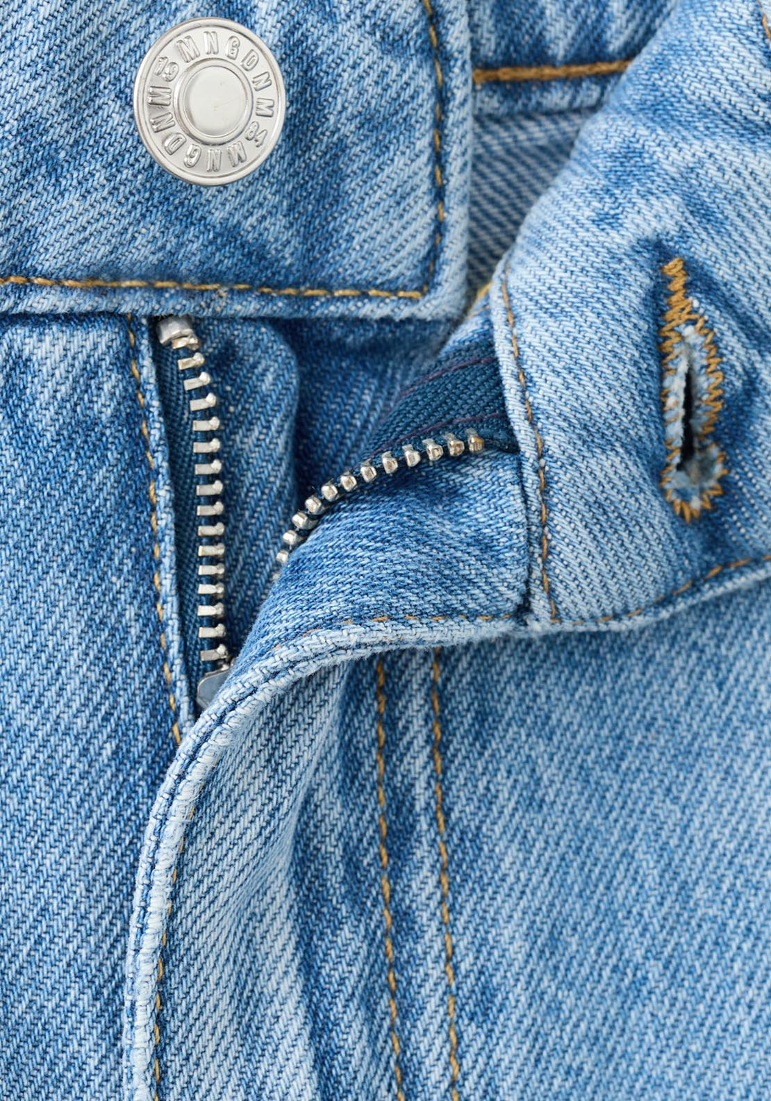 Danila High Waisted Wide Leg Jeans - Blue