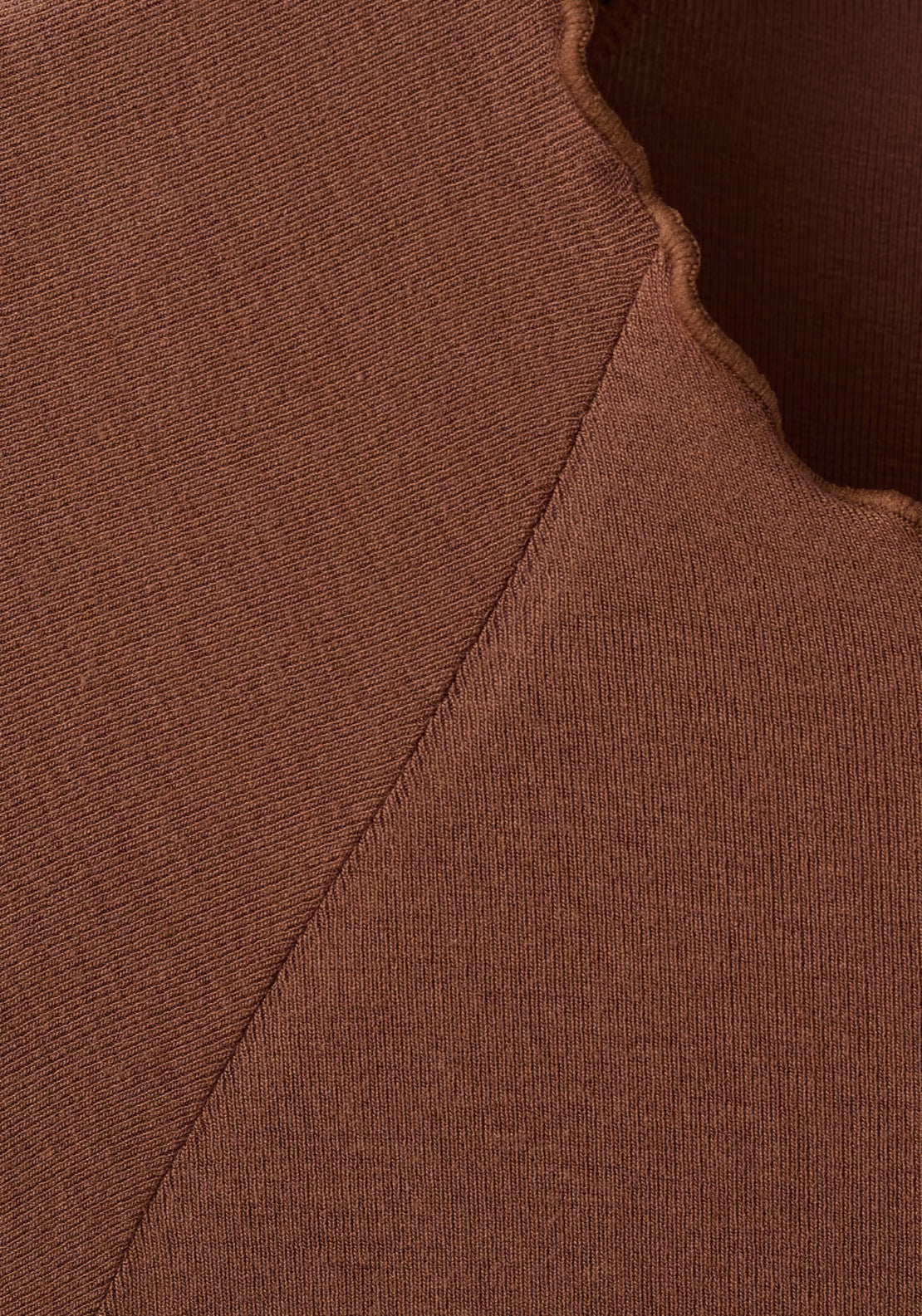Contrasting T-Shirt - Brown