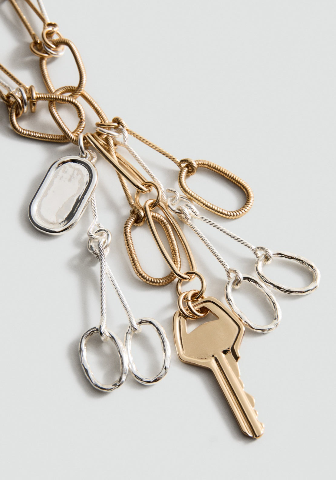 Pendant Chain Necklace - Gold