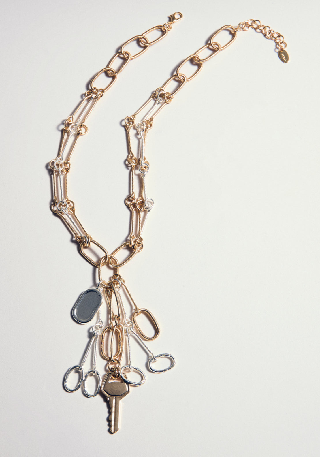 Pendant Chain Necklace - Gold