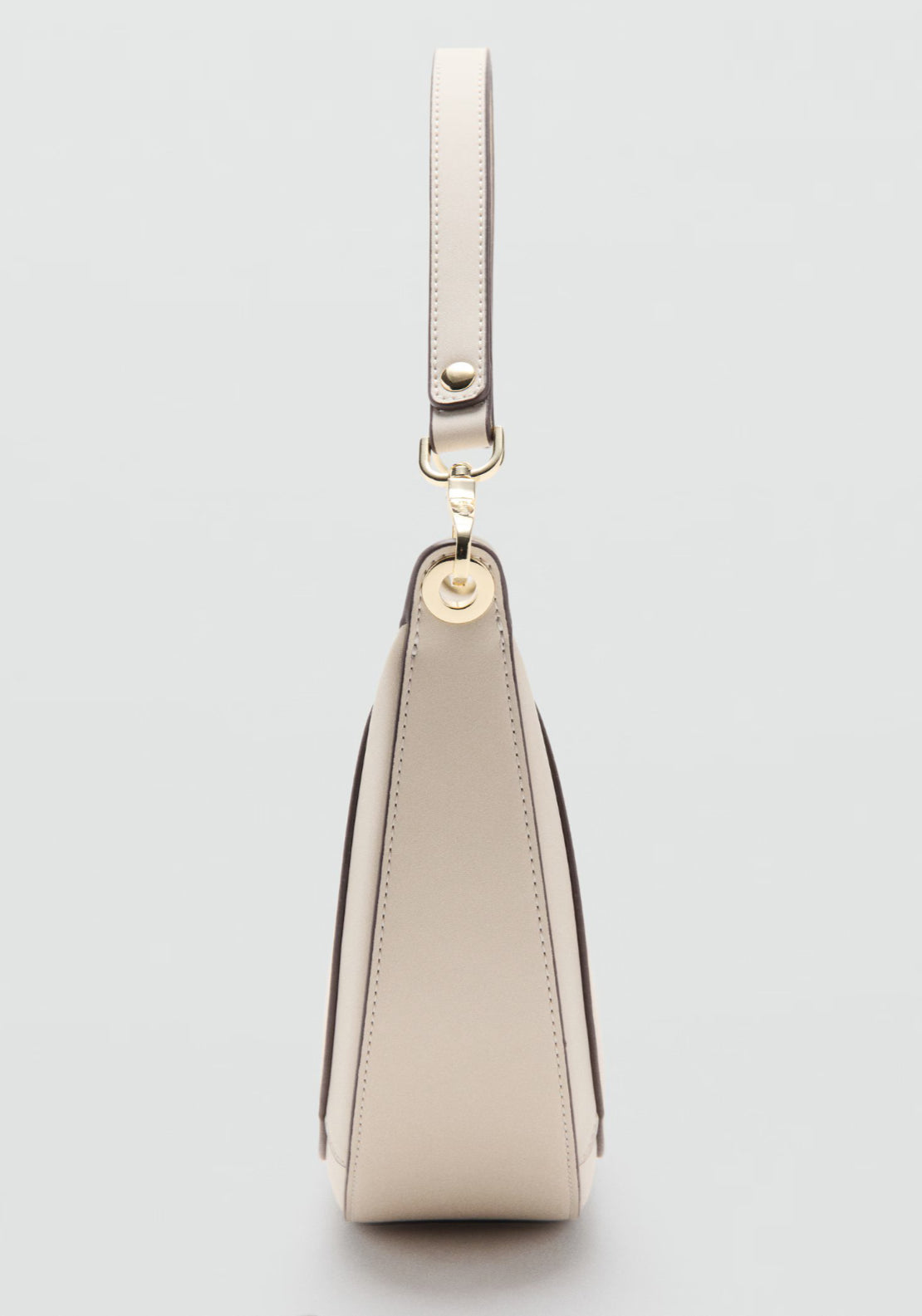 Oval Shoulder Bag - Cream