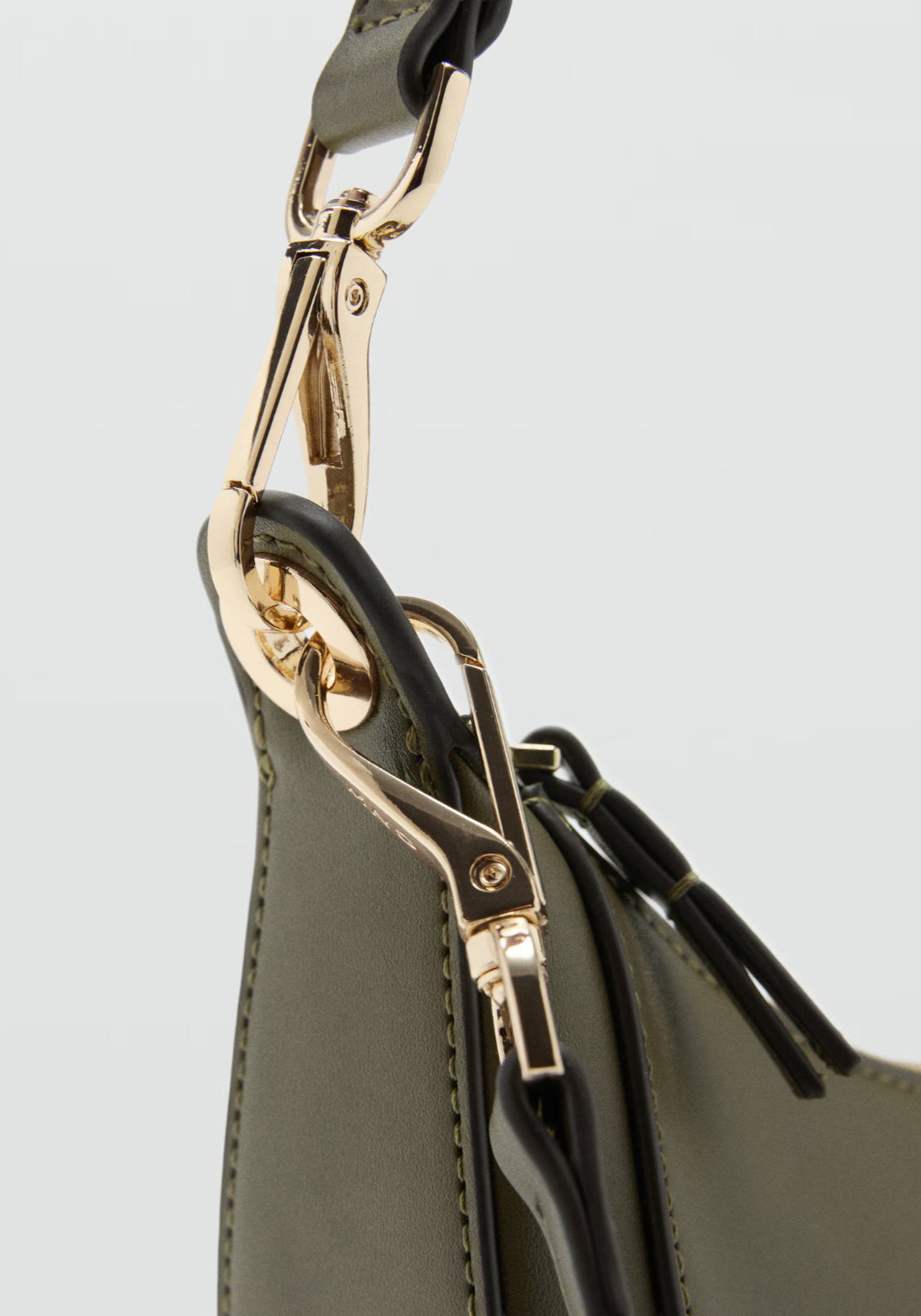 Oval Shoulder Bag - Green