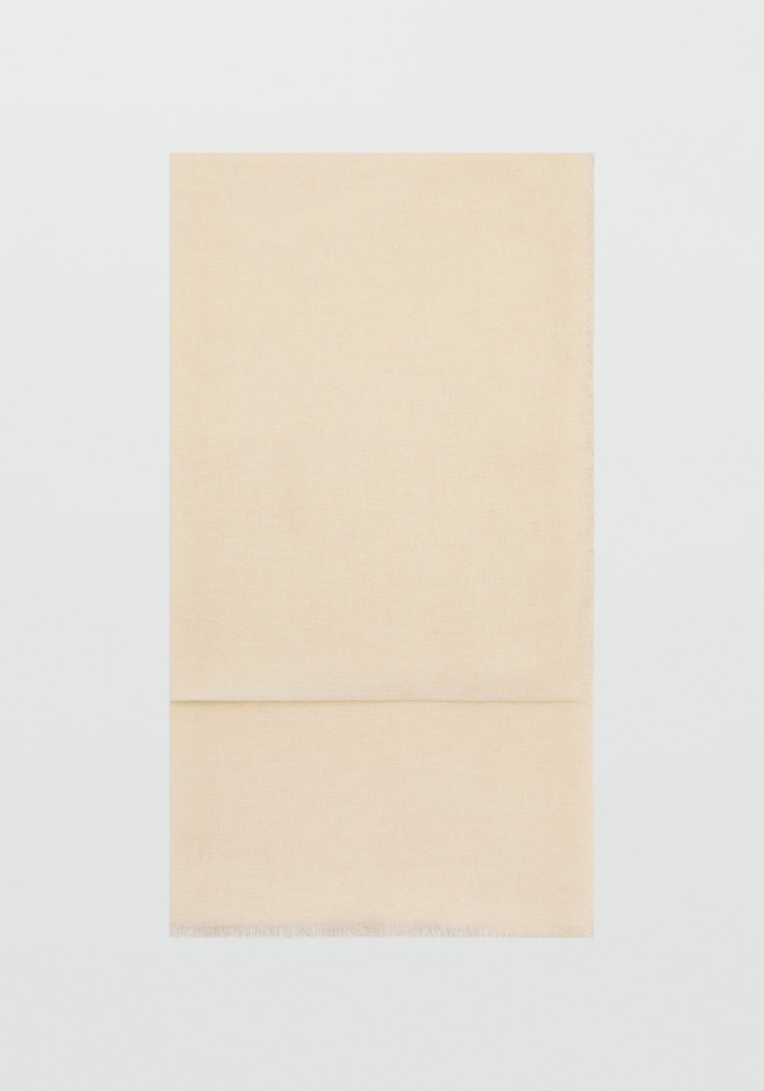 Mango Frayed Edge Linen Scarf - Cream 1 Shaws Department Stores