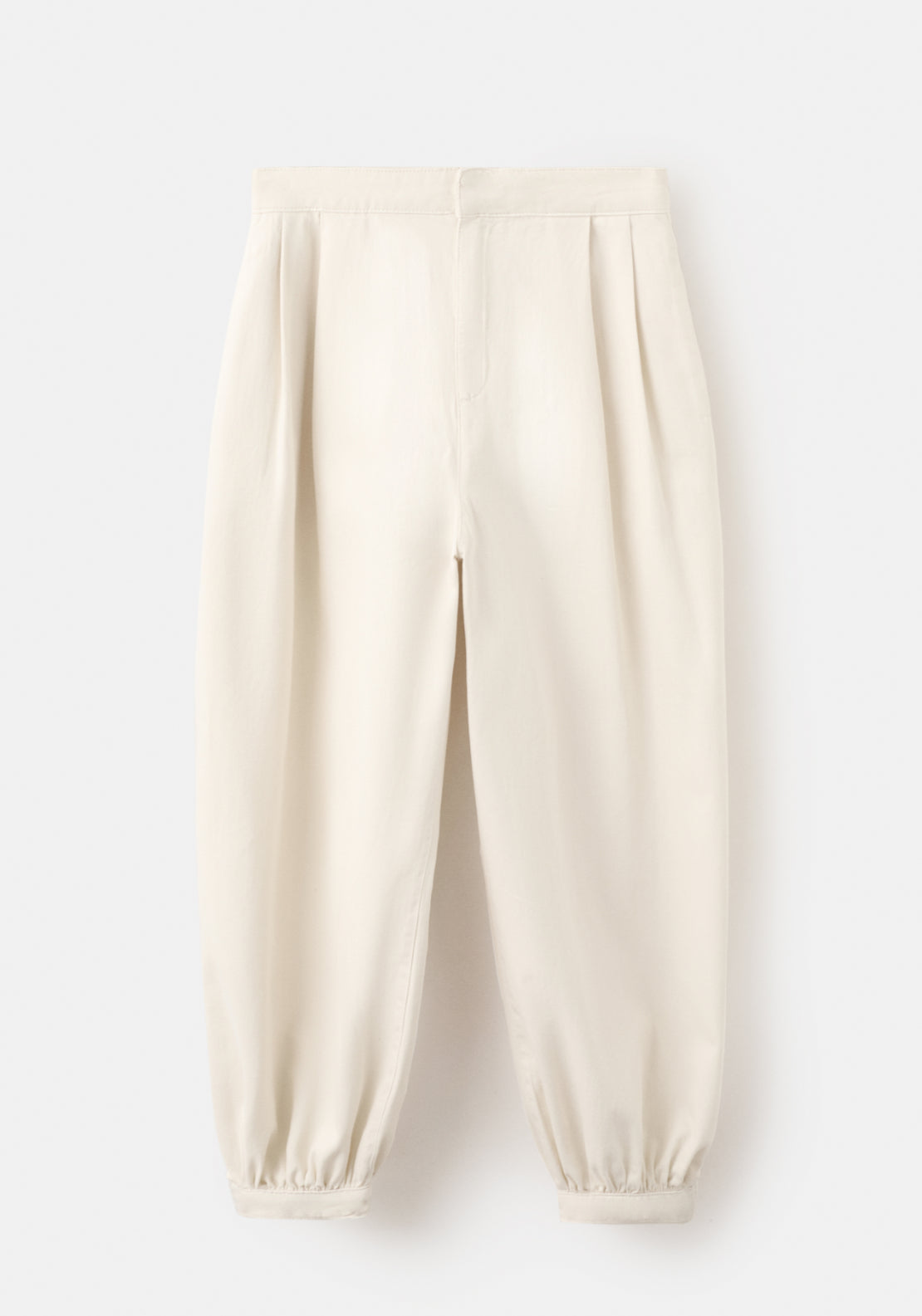 Mid Rise Baggy Jeans - Cream
