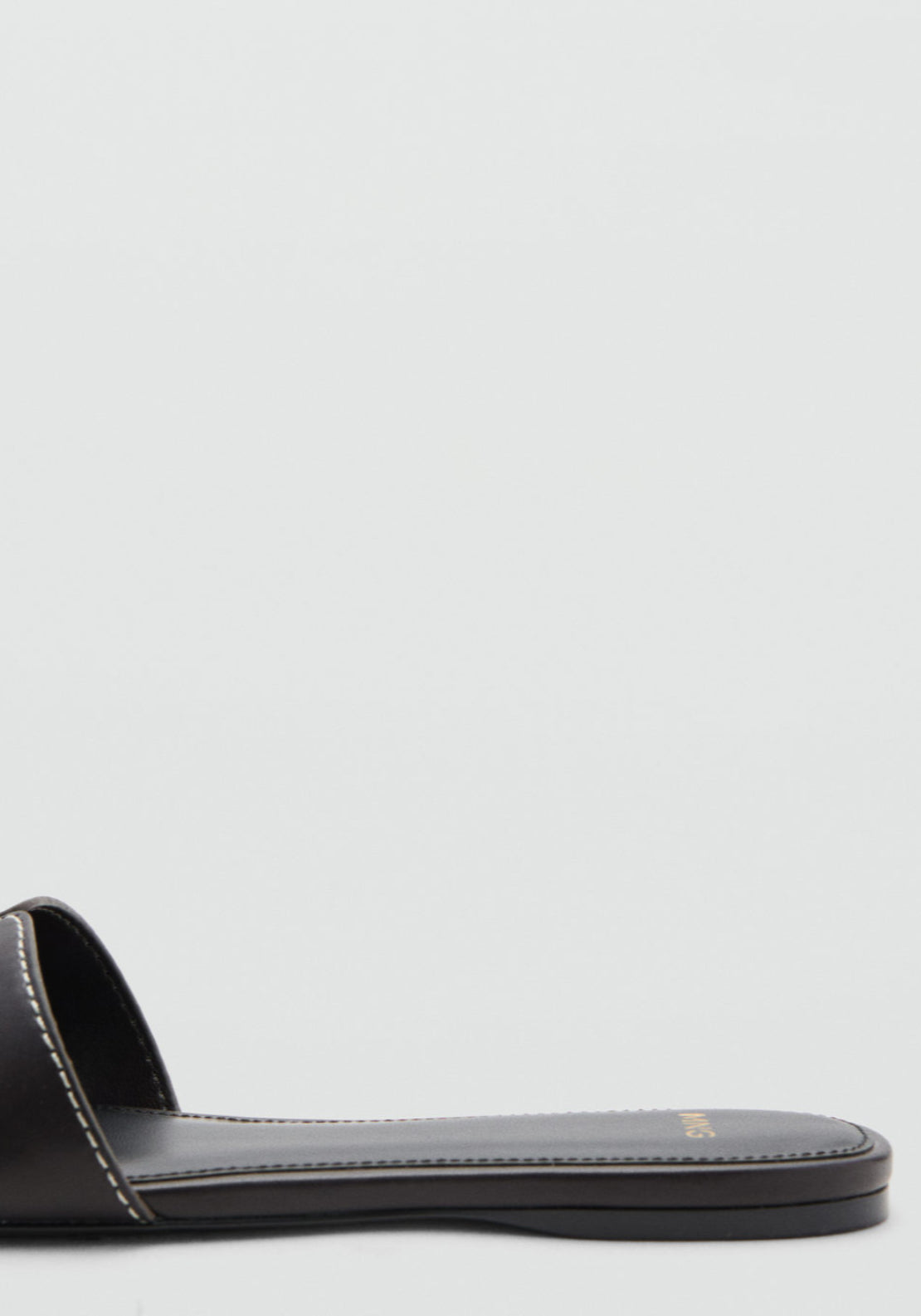 Mango Metallic Detail Strap Sandal Earth - Brown 7 Shaws Department Stores