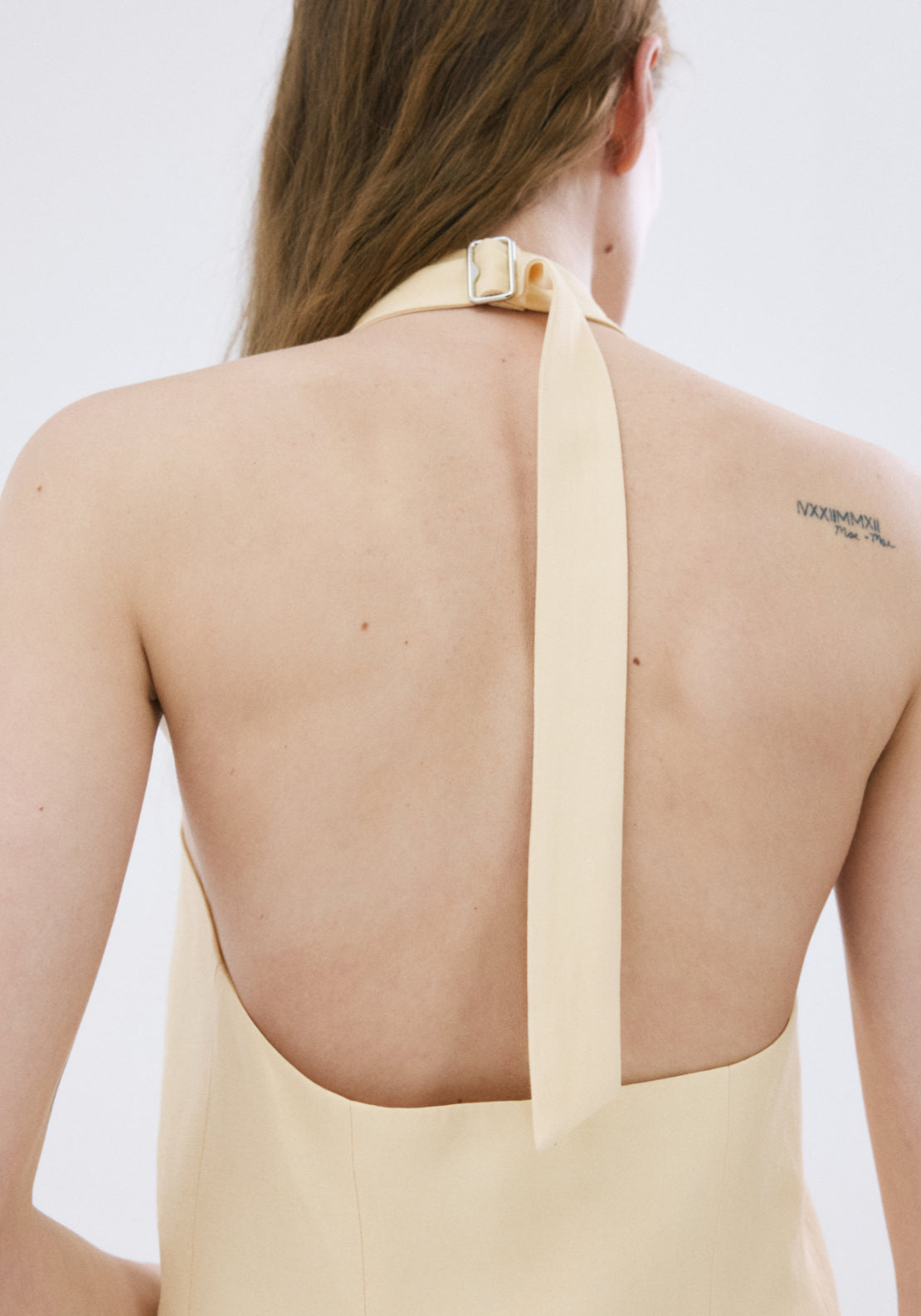 Linen Buttoned Top - Yellow
