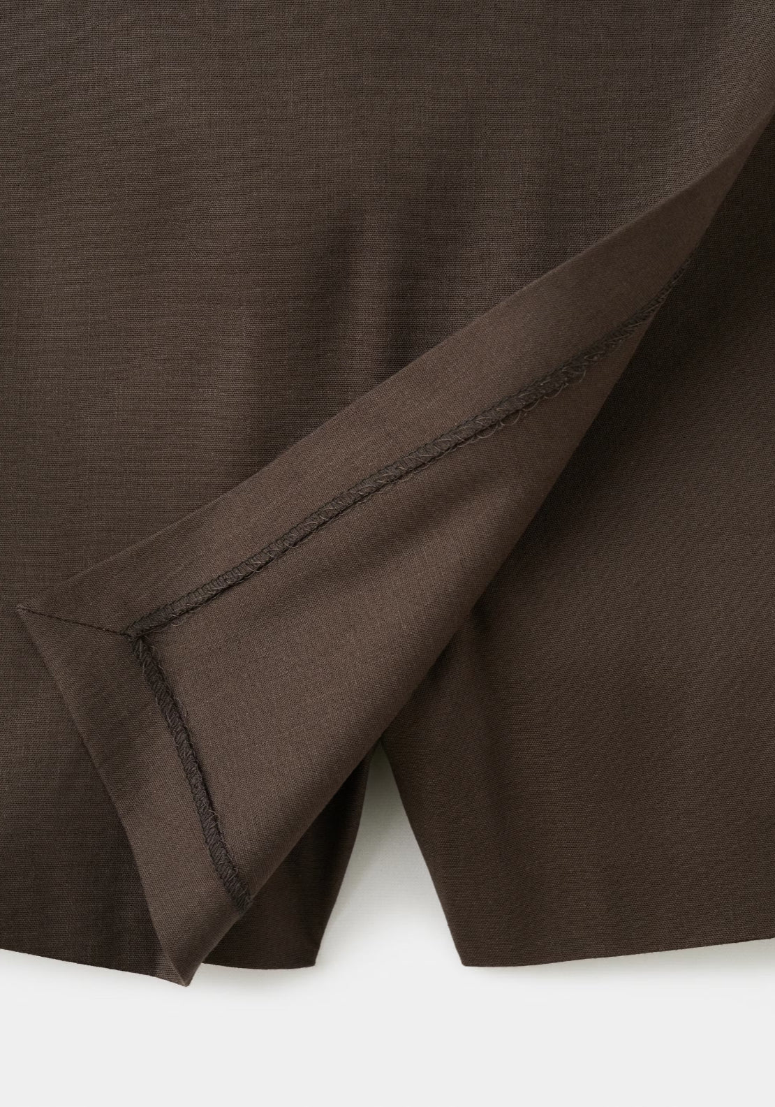 Mango Linen Blend Skort - Brown 4 Shaws Department Stores