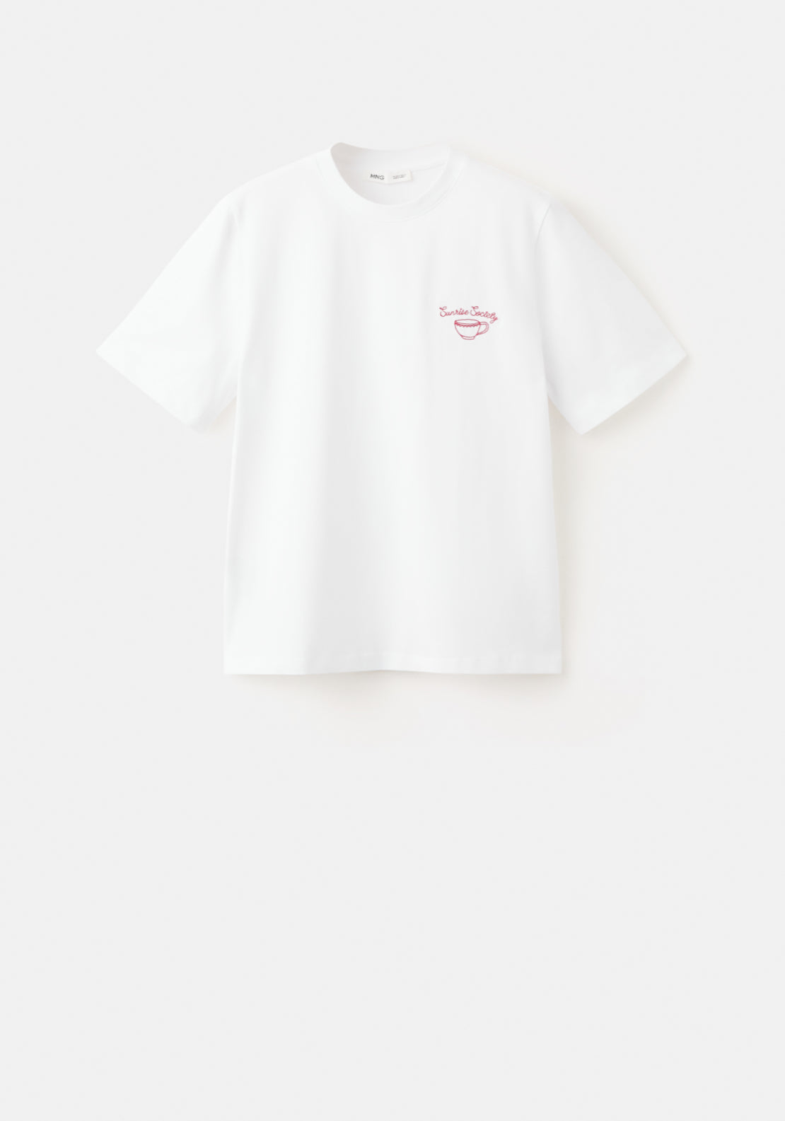 Printed Cotton-Blend T-Shirt - White