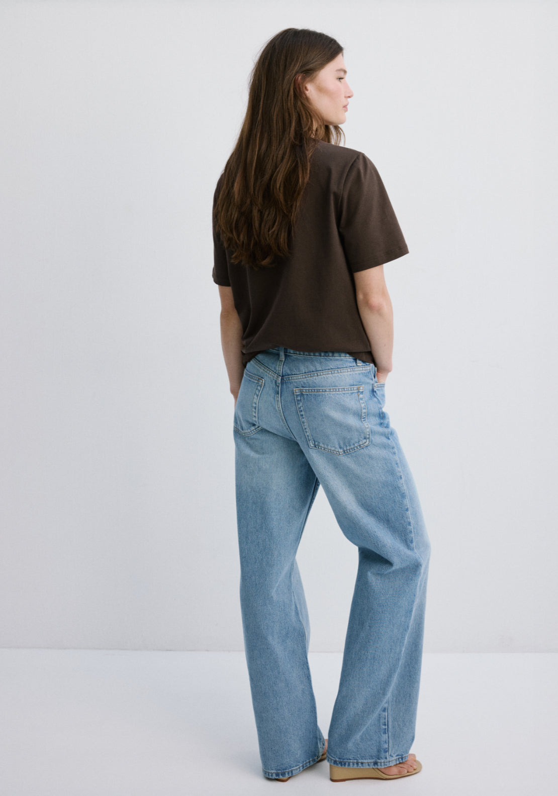 Printed Cotton-Blend T-Shirt - Brown