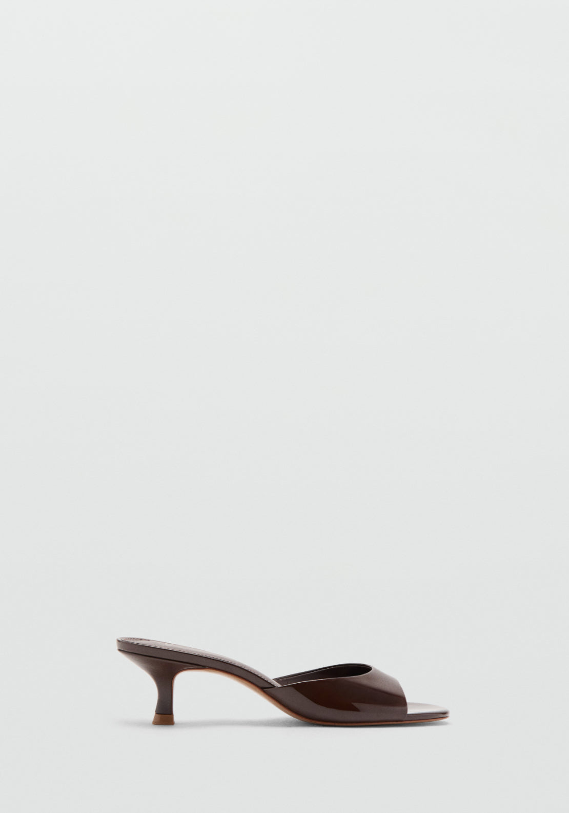 Pointed Heel Sandals - Brown