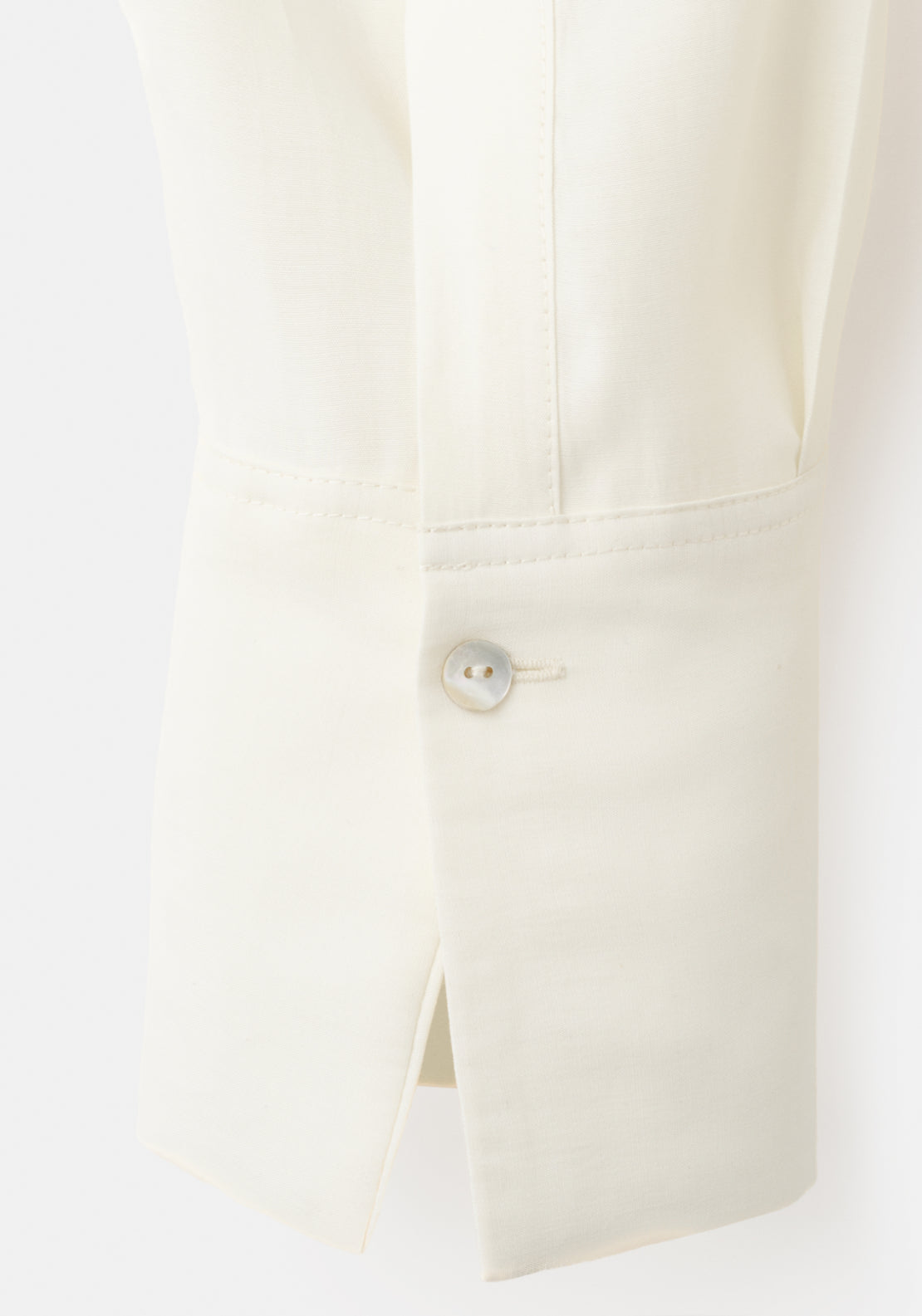 Scarf Collar Blouse - Cream