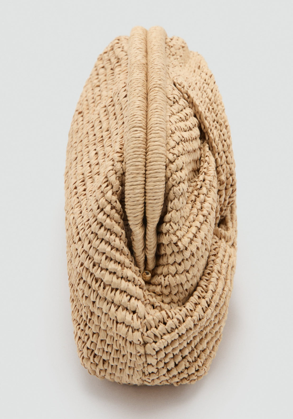 Natural Fibre Handbag - Beige