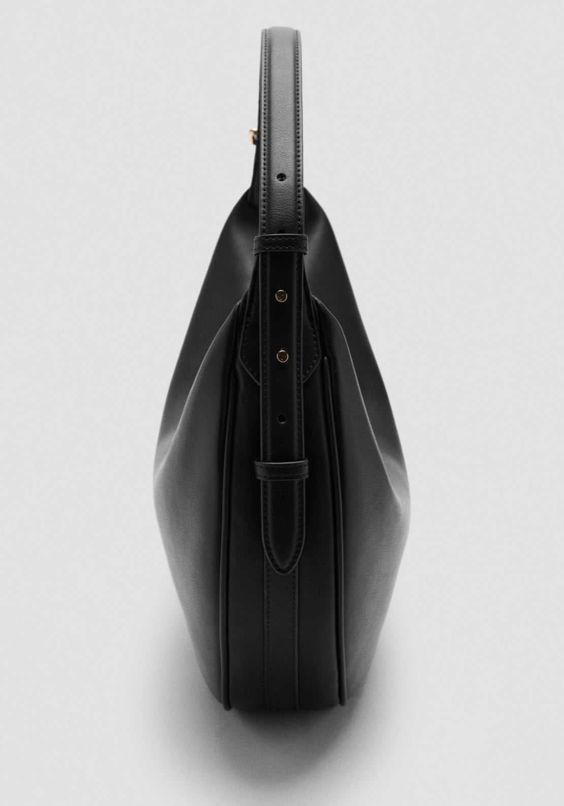 Mango Oval Adjustable Shoulder Bag - Black 3 Shaws Department Stores