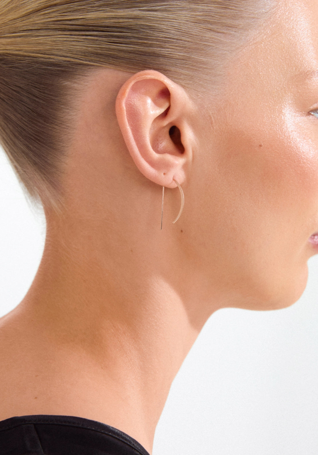 Peony Rose Gold Plated Earrings - Rose Gold Plated