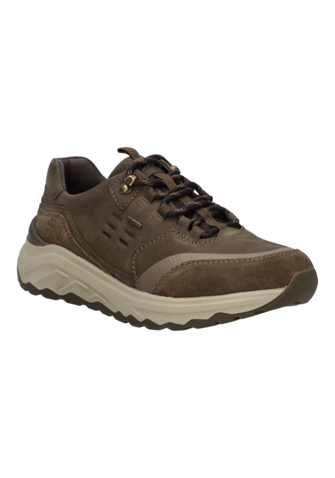 Waterproof Rugged Lace Up Shoes - Brown