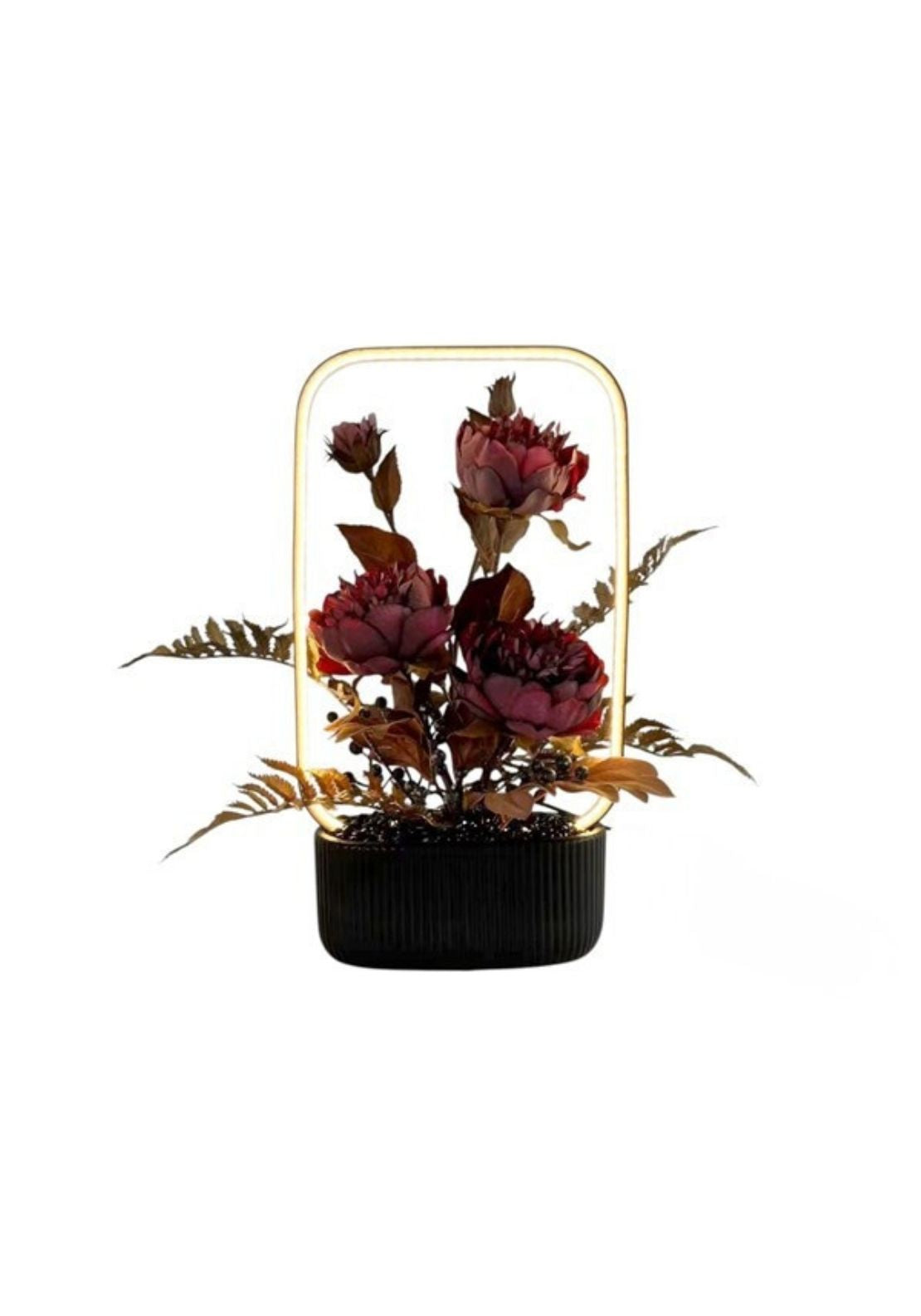 The Home Collection LED Floral Lamp - Purple 1 Shaws Department Stores