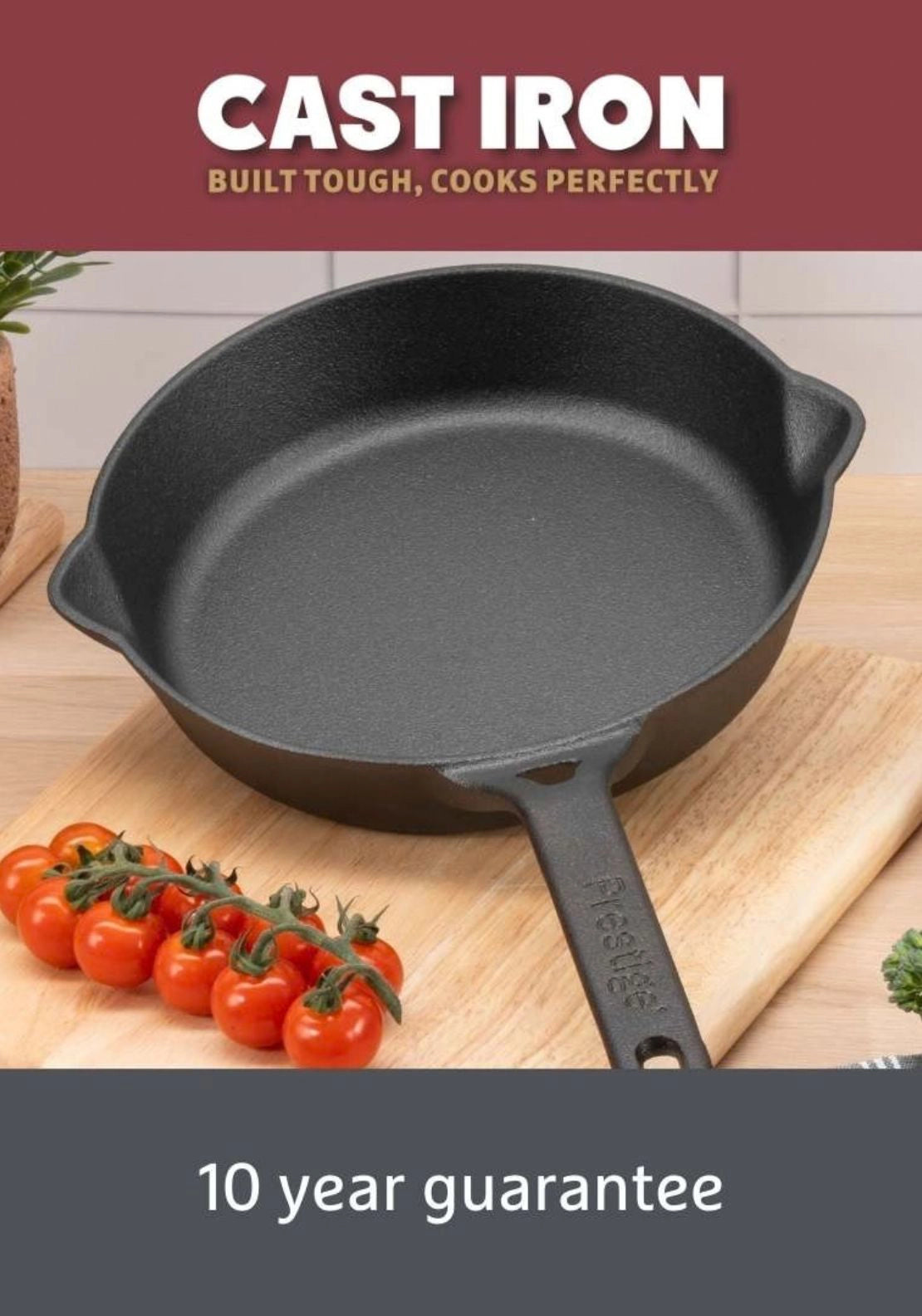 Cast Iron Skillet 22cm - Black