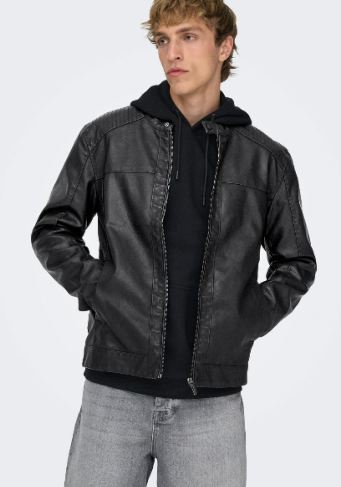 Only & Sons Onsmike Jacket - Black 1 Shaws Department Stores