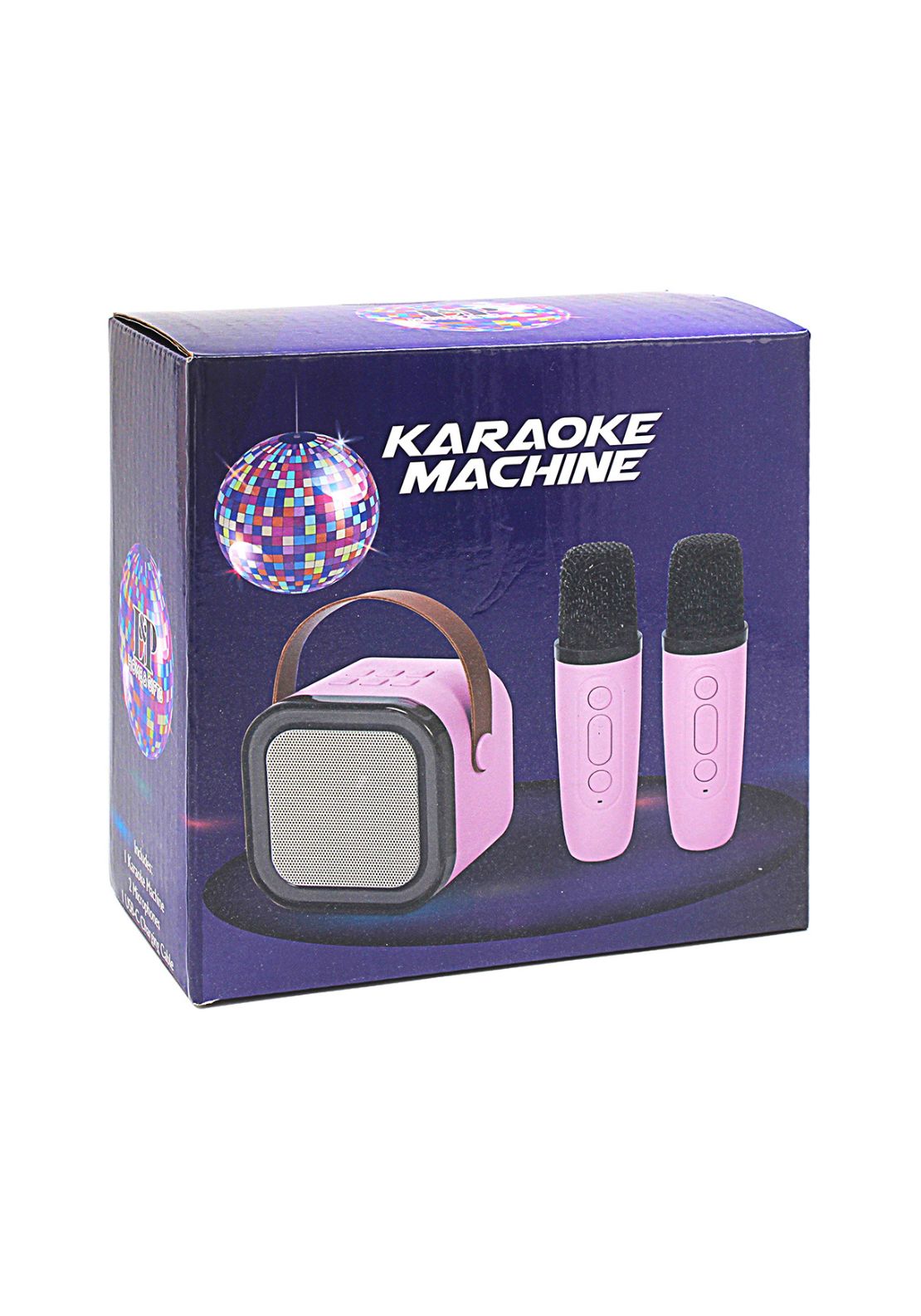 The Home Collection Karaoke Machine 2 Mics - Pink 2 Shaws Department Stores