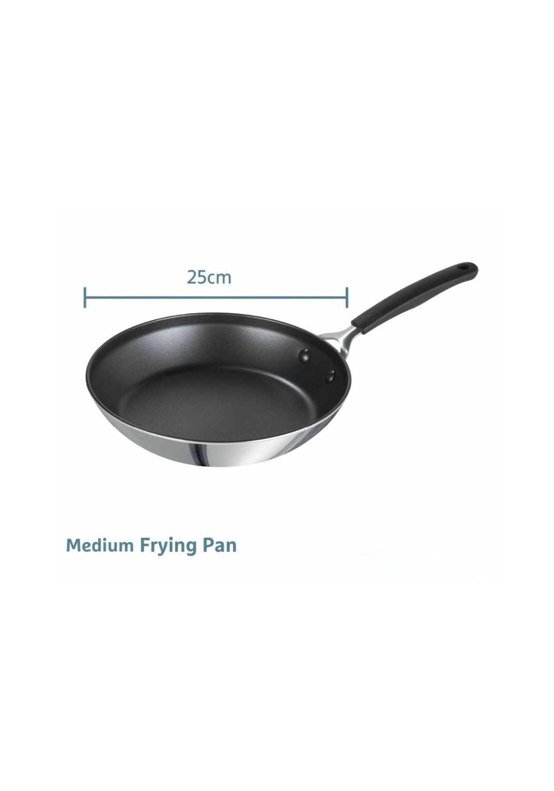 Made To Last Non-Stick Frypan 25cm - Silver