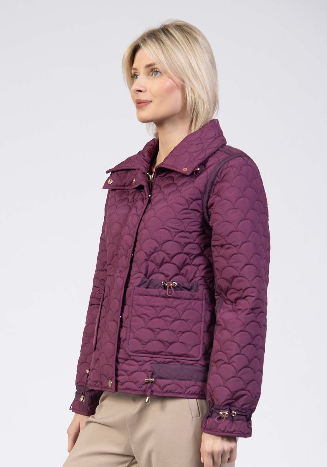 Tea Lane Short Quilted Padded Jacket - Mulberry 3 Shaws Department Stores