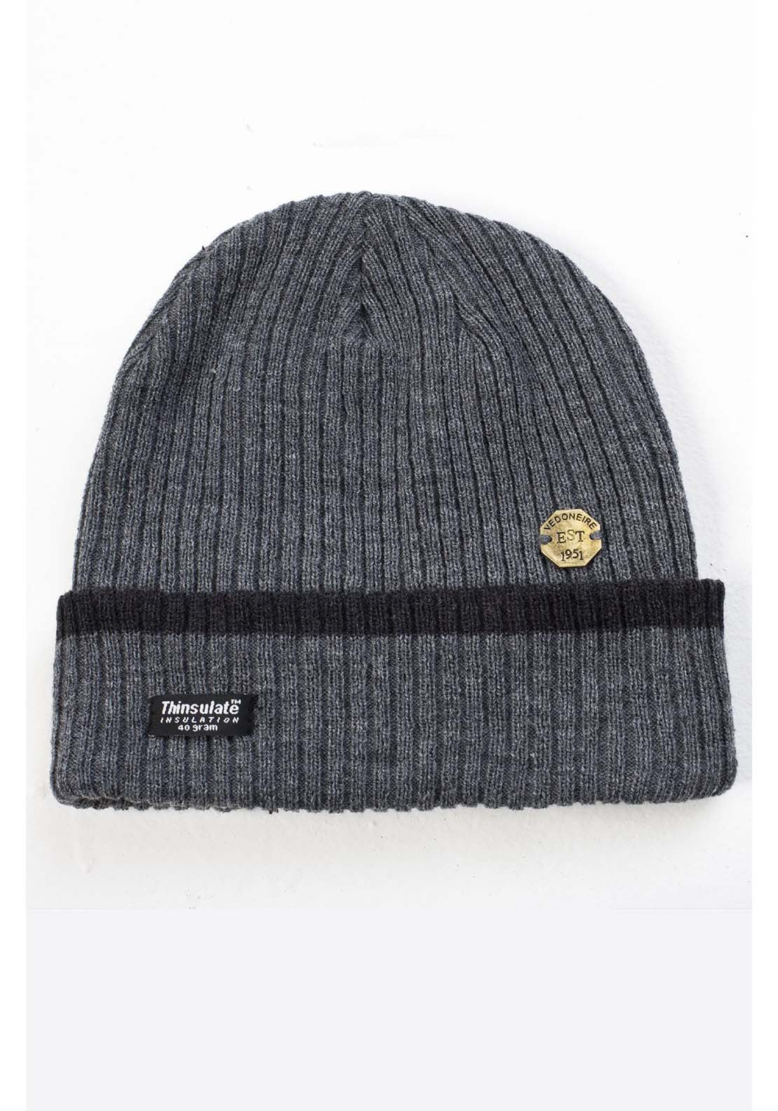 Vedoneire Mens Hat Thinsulate - Grey 1 Shaws Department Stores