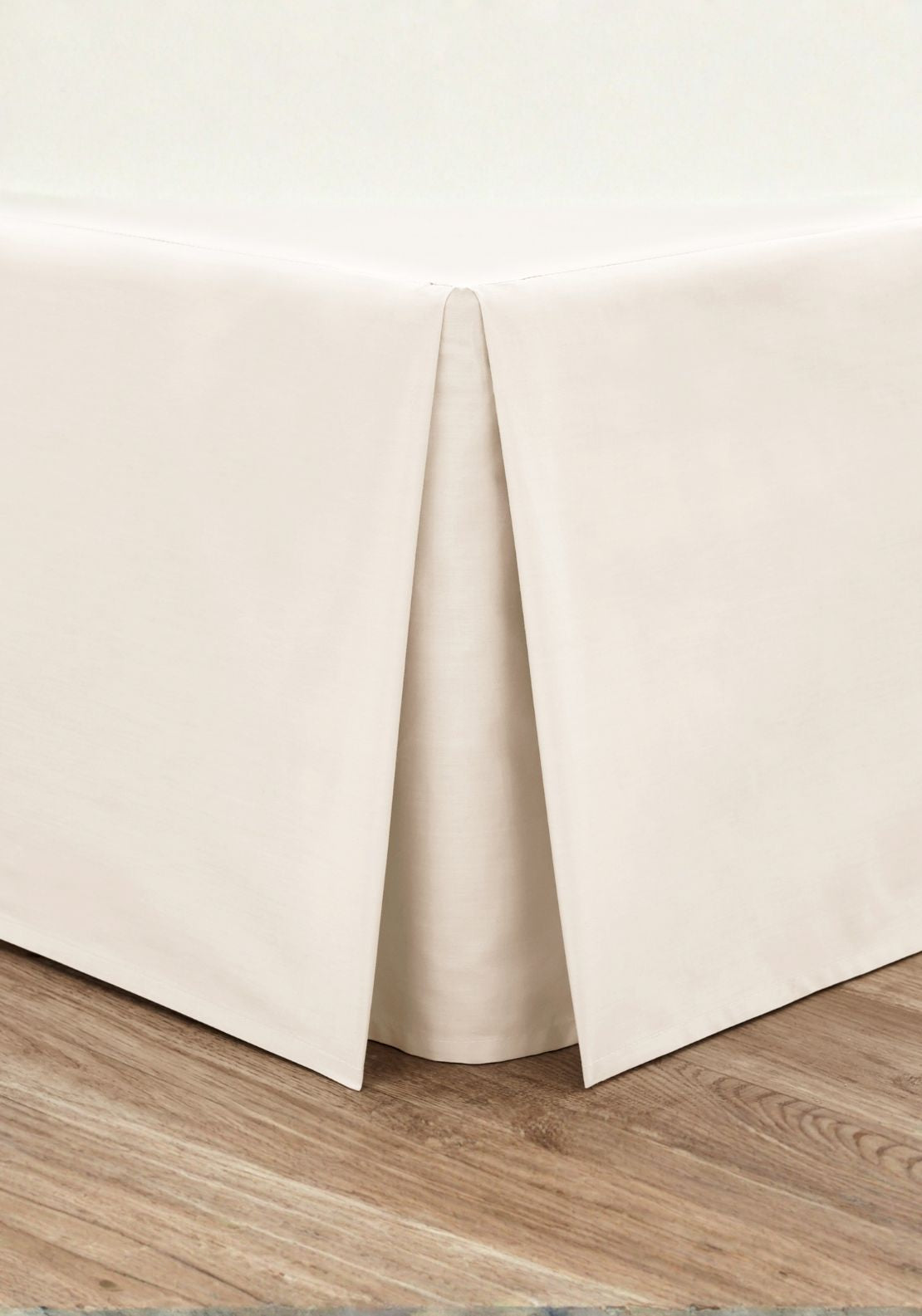 The Home Collection 300TC Gathered Frill Base Valance Sheet - Cream 1 Shaws Department Stores