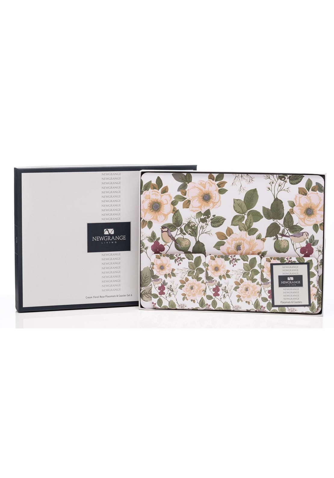Newgrange Living Roses Placemats & Coasters Set of 6 - Multi 1 Shaws Department Stores