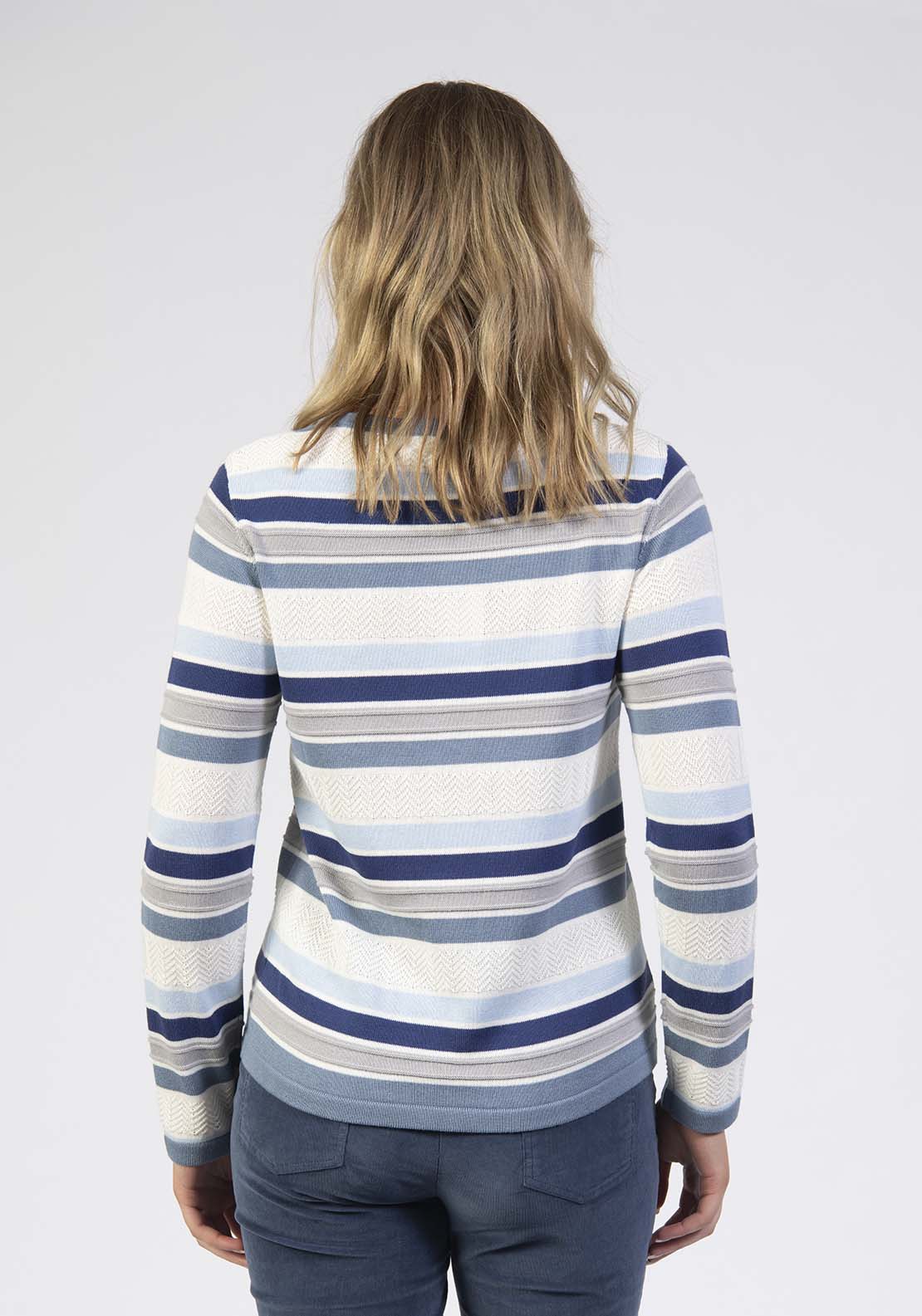 Striped Sweater - Blue
